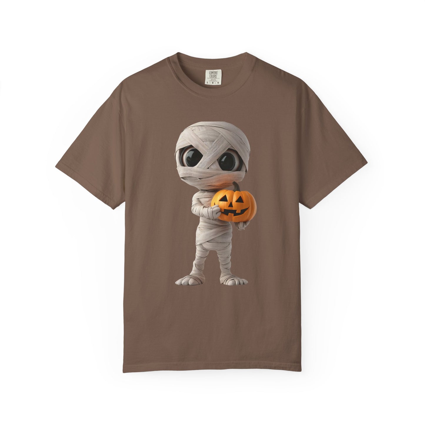 Halloween Mummy Pumpkin T-Shirt, Unisex Graphic Tee, Spooky Season Apparel, Halloween Costume Top, Fall Festival Shirt