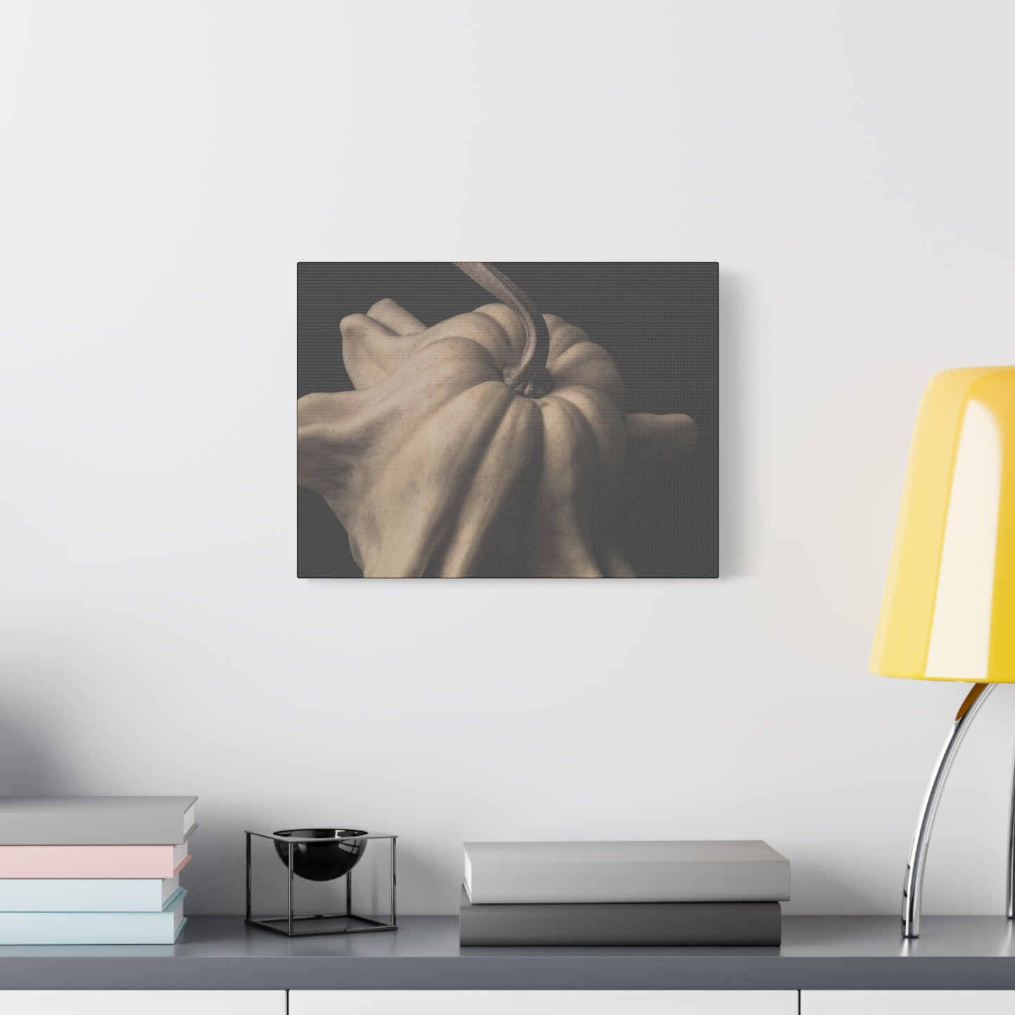 Elegant Pumpkin Canvas Art, Rustic Home Decor, Modern Wall Art, Fall Decor, Thanksgiving Gift, Autumn Vibes, Minimalist Design