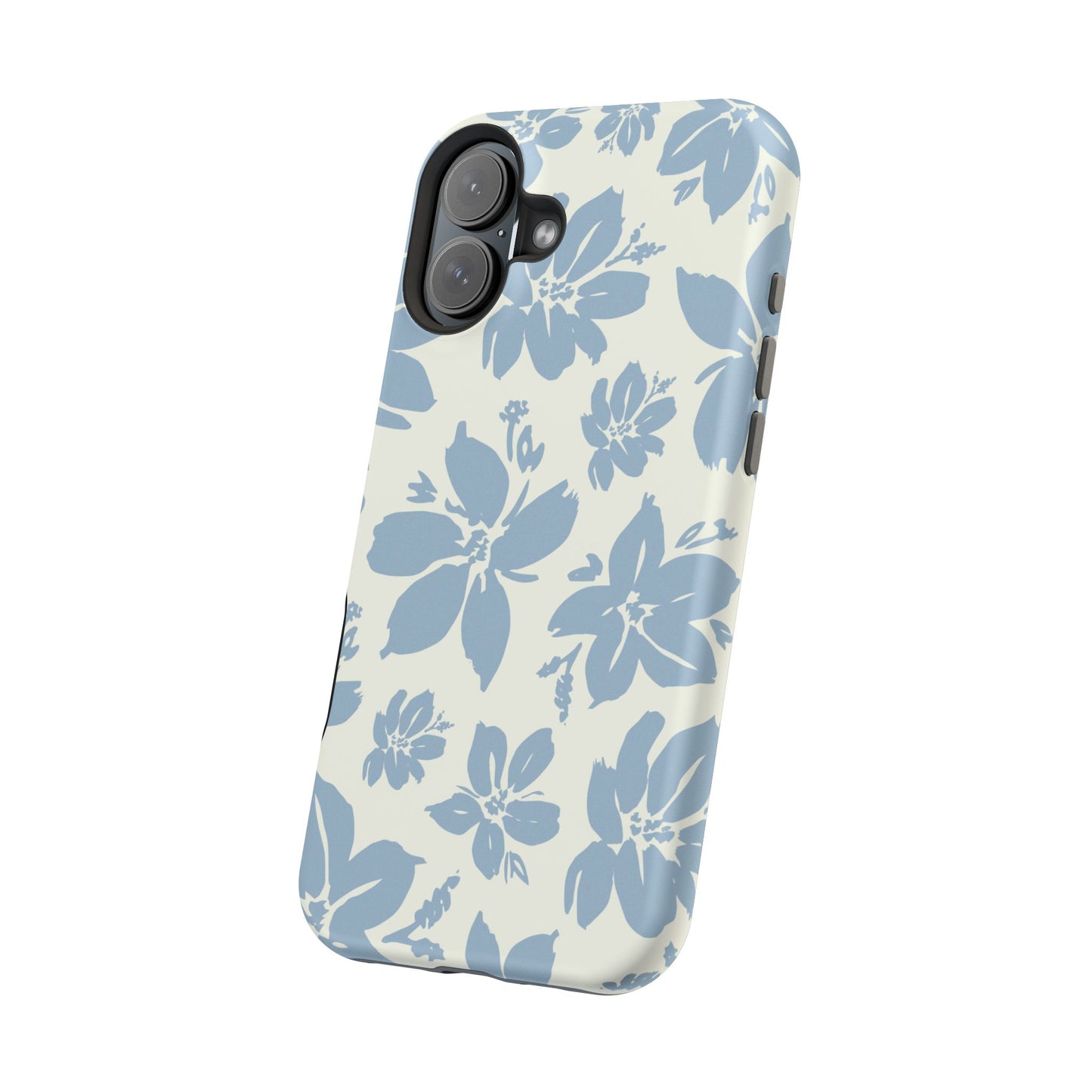 Floral Magnetic Tough Case - Stylish Protection for Your Phone