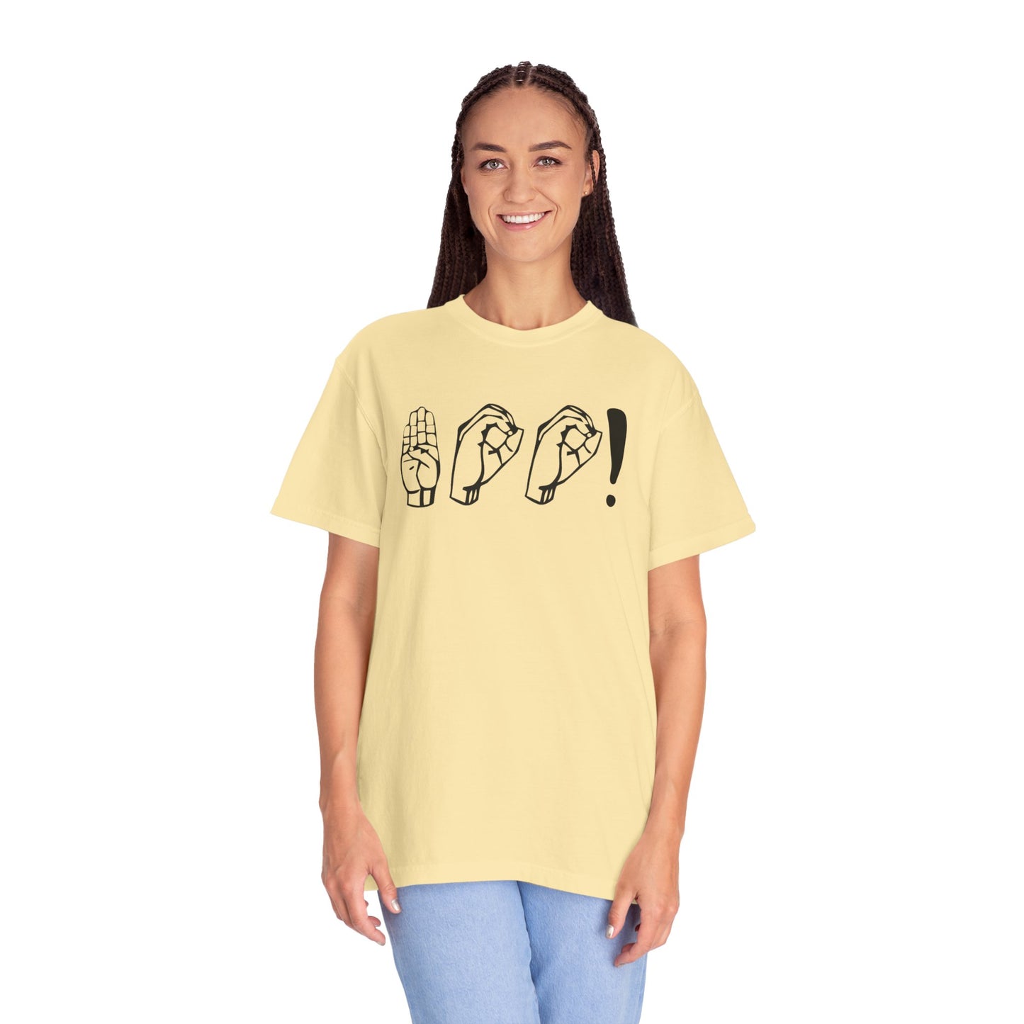 Boo! Unisex Hand Sign T-Shirt, Casual Wear, Gift for Friends, Birthday Gift, Cool Outfit, Fun Graphic Tee