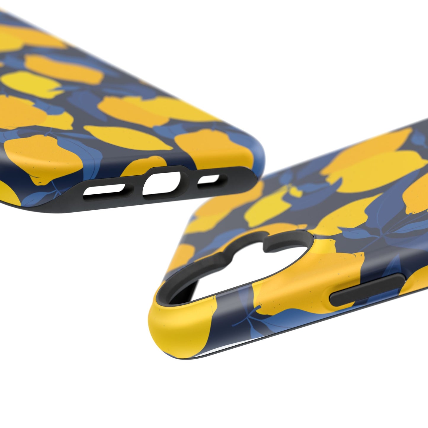 Bright Lemon Pattern Magnetic Tough Case - Vibrant Phone Protection