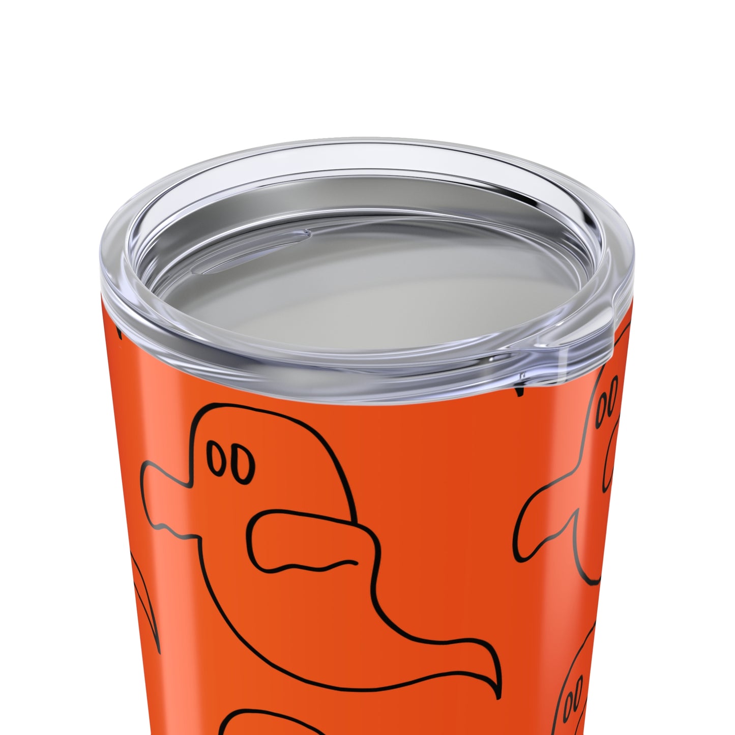 Halloween Ghost Tumbler, 20oz Stainless Steel Travel Mug, Spooky Drinkware, Fall Decor, Cute Ghosts Gift for Halloween, Trick or Treat