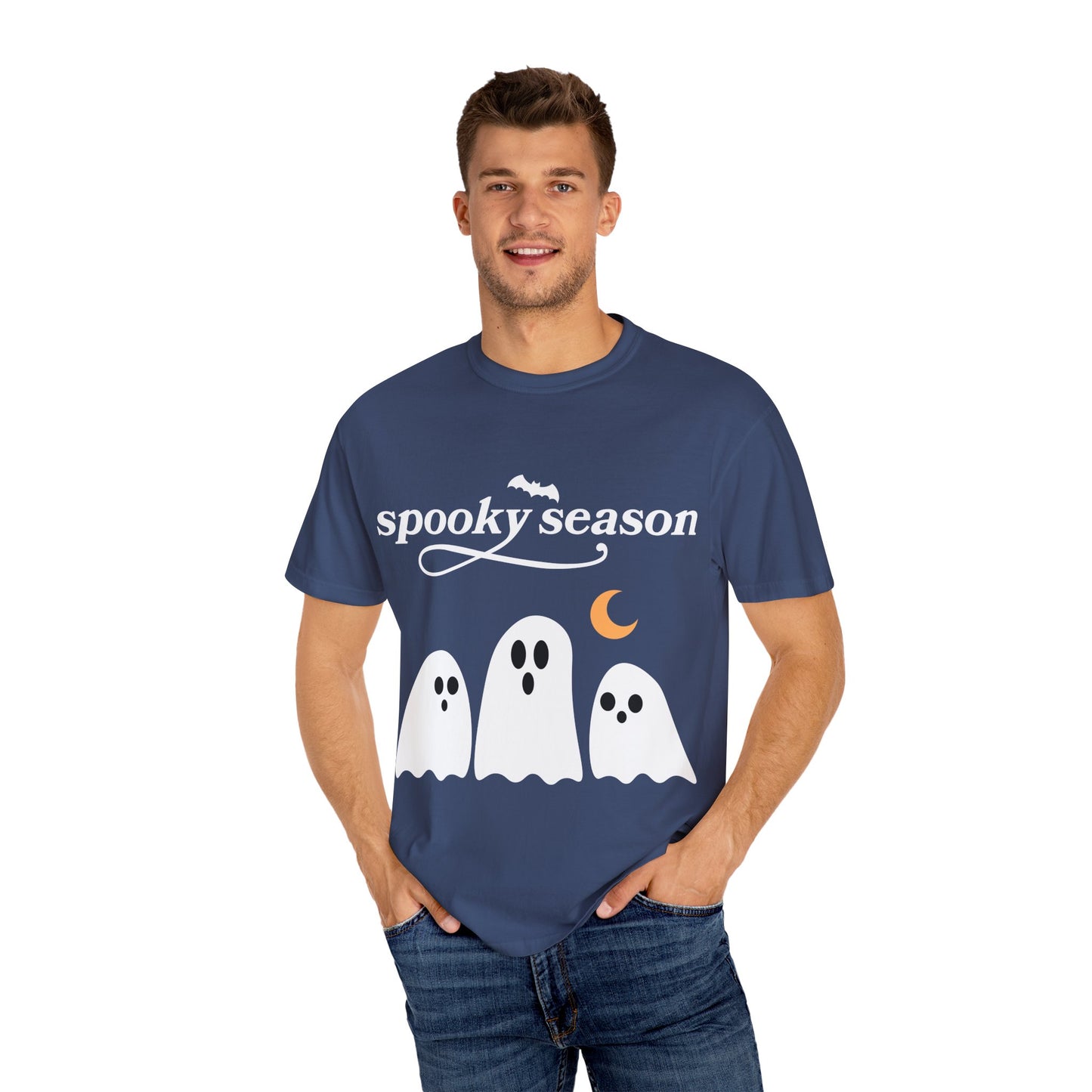 Spooky Season Ghost T-Shirt for Halloween