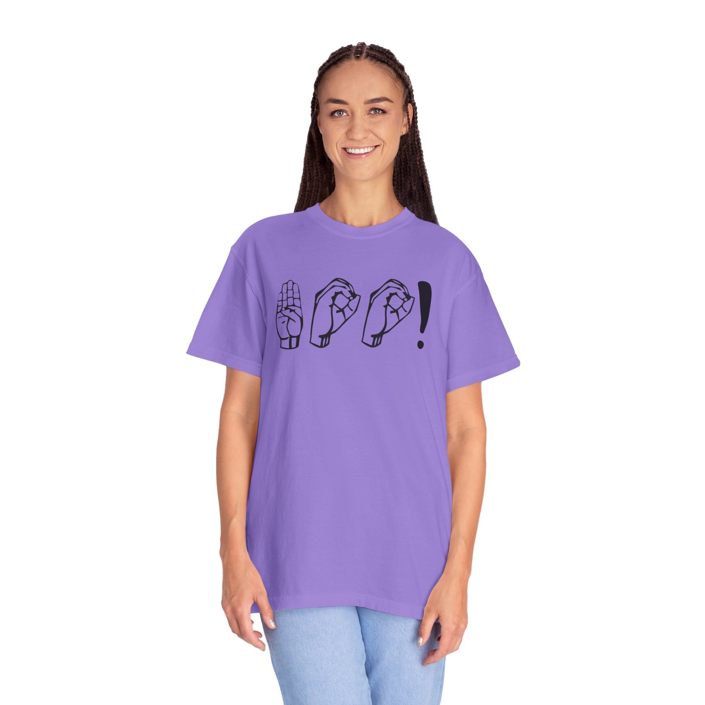 Boo! Unisex Hand Sign T-Shirt, Casual Wear, Gift for Friends, Birthday Gift, Cool Outfit, Fun Graphic Tee