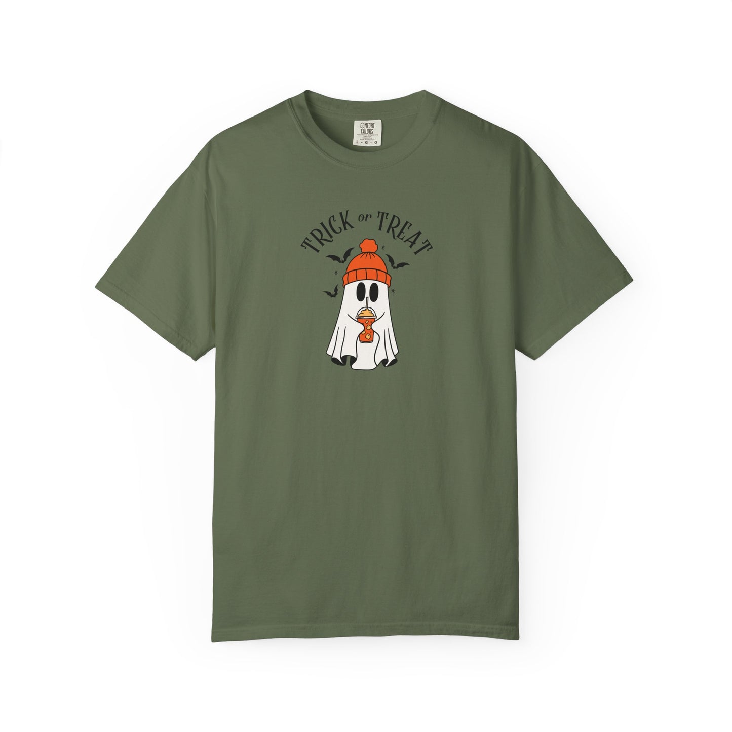 Cute Halloween Ghost T-Shirt, Unisex Halloween Tee, Trick or Treat Shirt, Halloween Gift, Fall Fashion