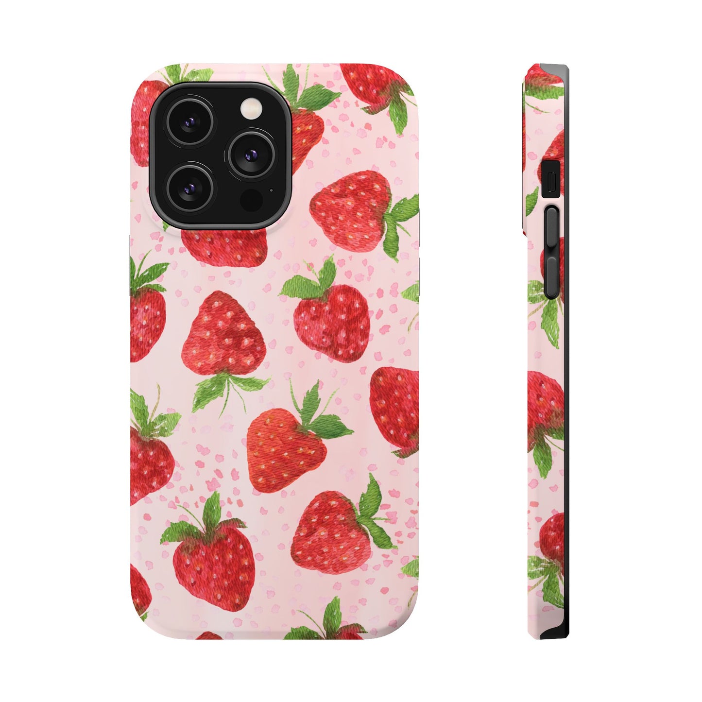 Strawberry Magnetic Phone Case - Durable & Stylish