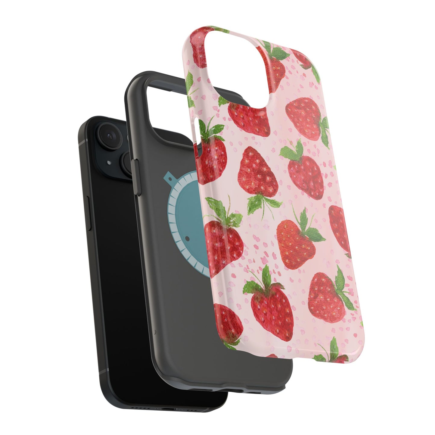 Strawberry Magnetic Phone Case - Durable & Stylish