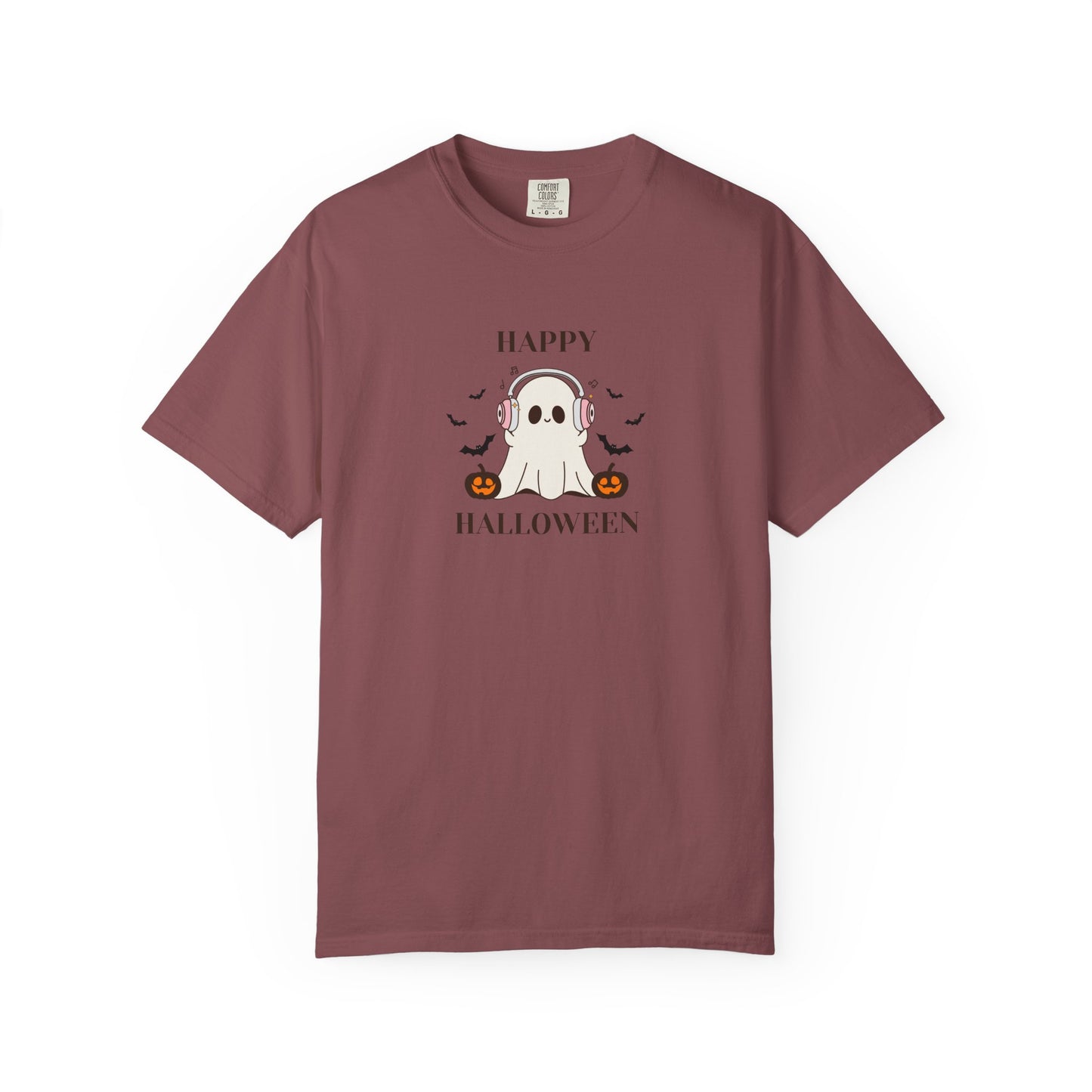 Happy Halloween Unisex T-shirt, Cozy Halloween Apparel, Spooky Season Shirt, Ghost T-shirt Gift, Fall Festival Clothing