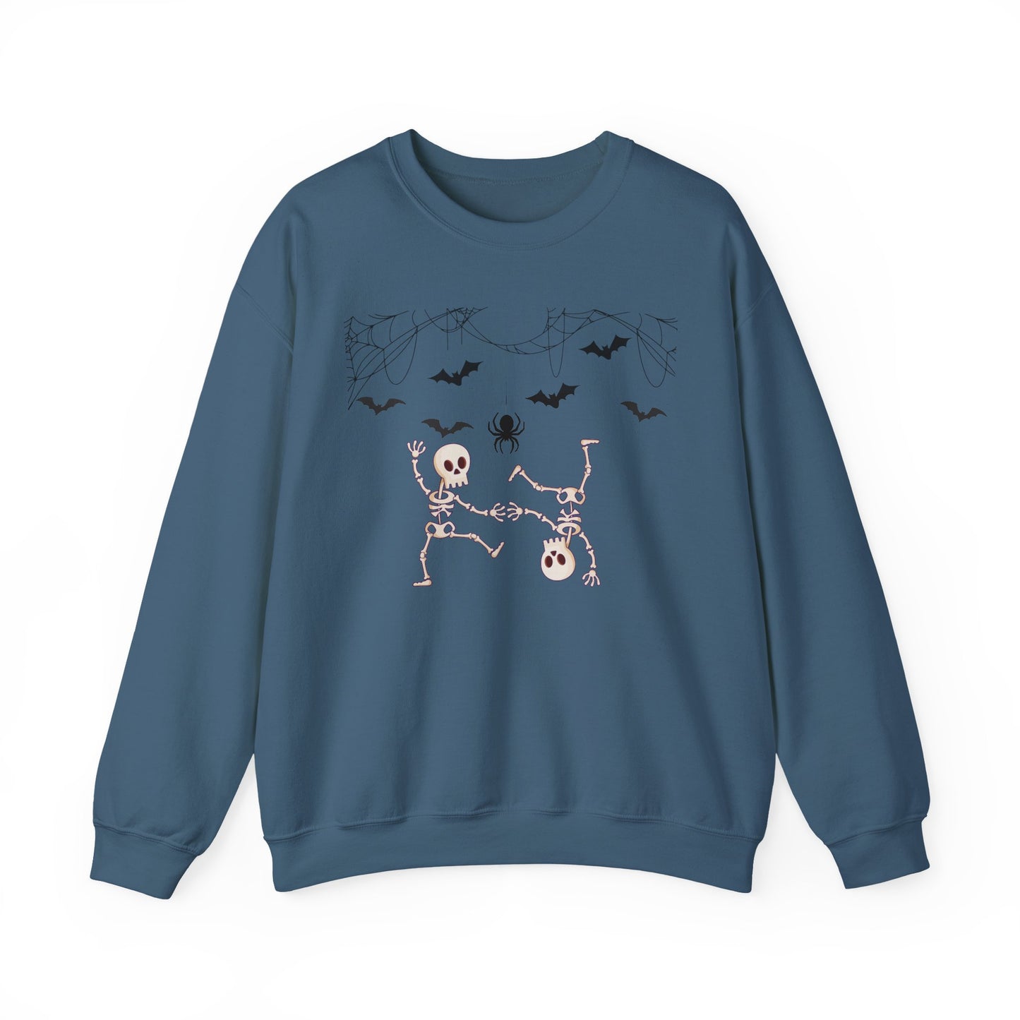 Halloween Skeleton Crewneck Sweatshirt, Spooky Sweatshirt, Unisex Halloween Apparel, Cozy Fall Fashion, Unique Gift for Halloween