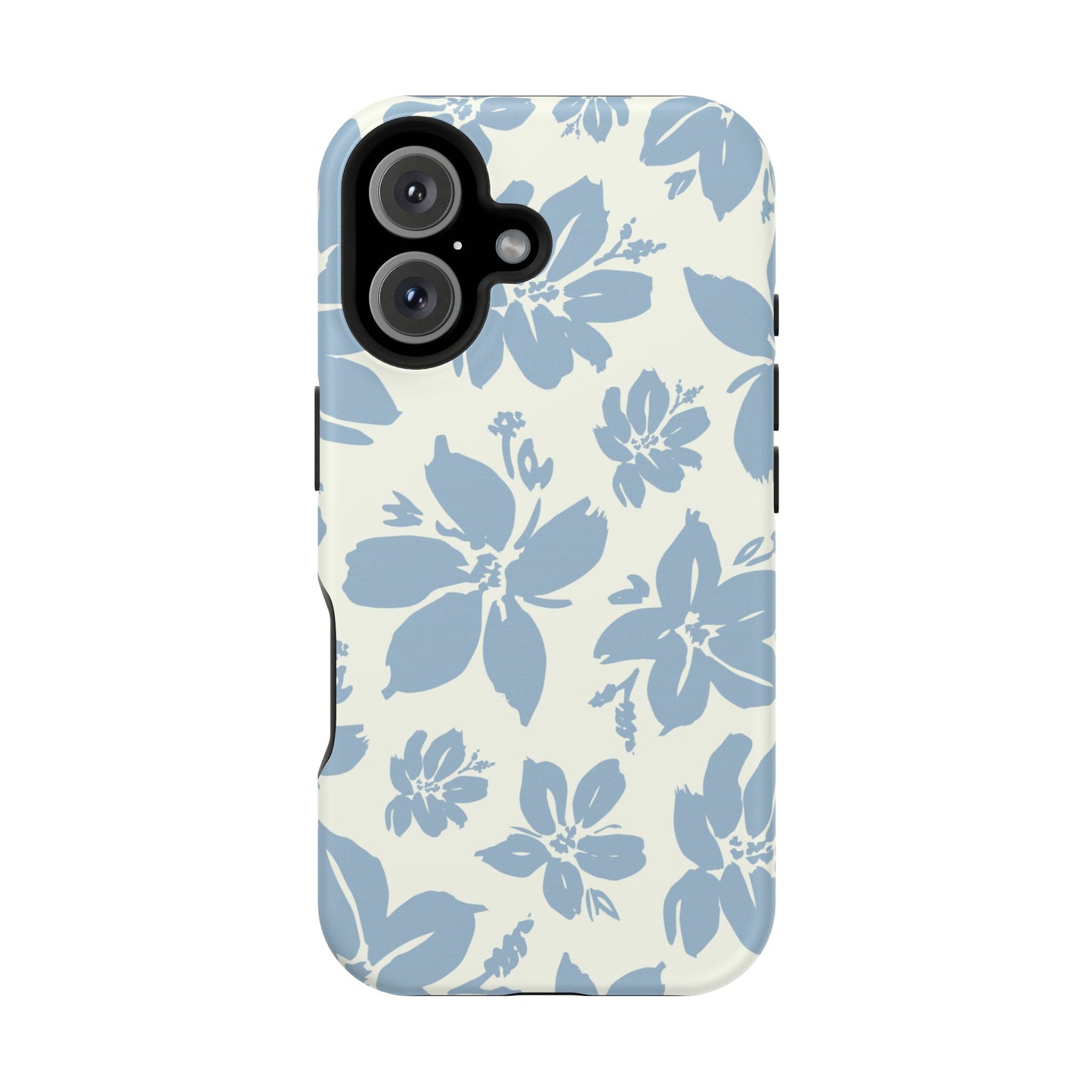 Floral Magnetic Tough Case - Stylish Protection for Your Phone