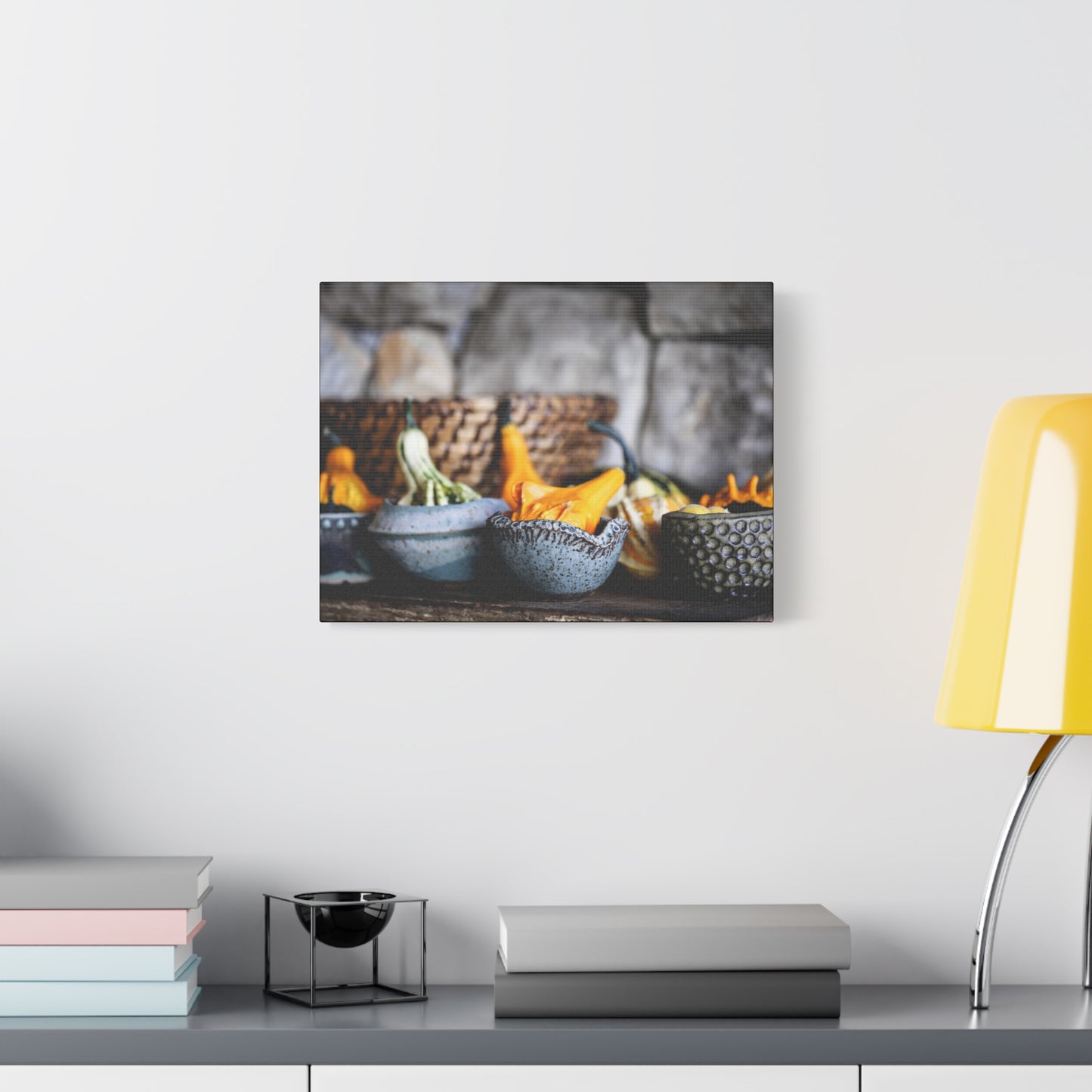 Rustic Canvas Wall Art - Autumn Harvest Decor, Farmhouse Print for Cozy Spaces, Decorative Home Accent, Gift for Nature Lovers
