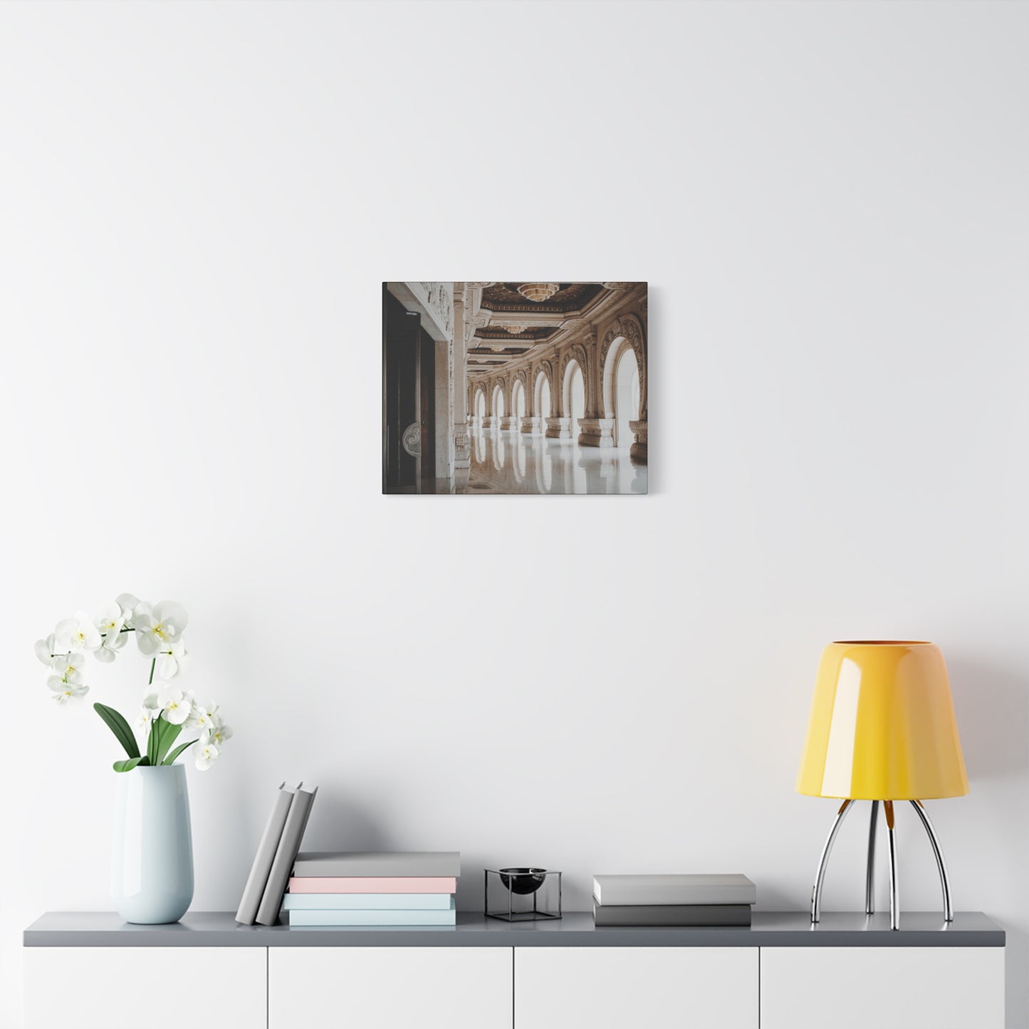 Elegant Stretched Canvas Art, Wall Decor, Home Decor, Living Room Art, Gallery Wall Piece, Statement Art, Architecture Decor