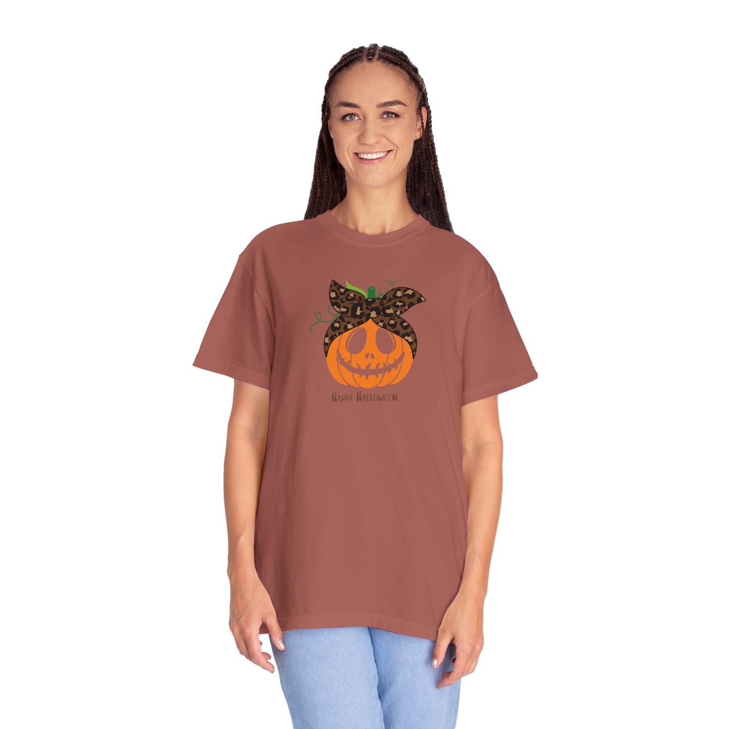 Happy Halloween Pumpkin T-Shirt, Fall Fashion Tee, Unisex Graphic Tee, Casual Halloween Apparel, Spooky Season Shirt, Halloween Gift