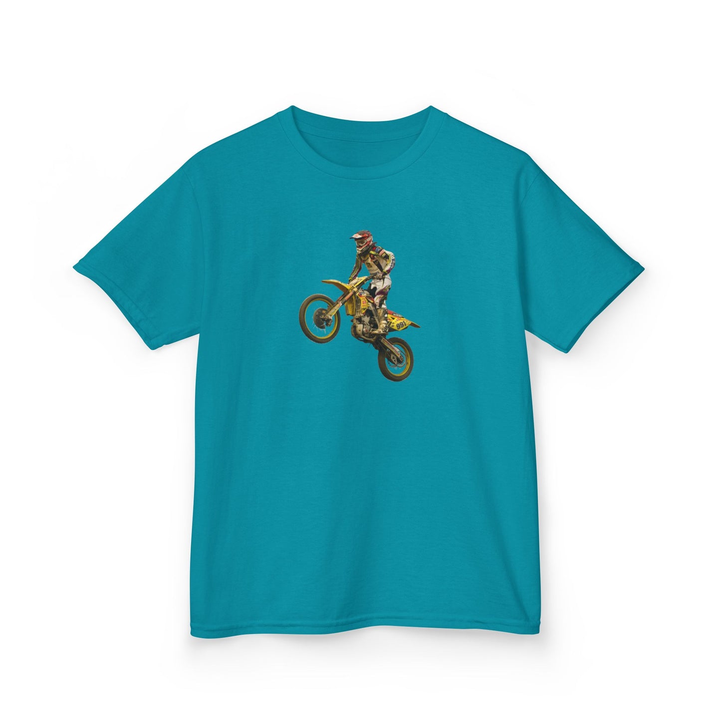 Kids Motocross T-Shirt - Fun Active Wear for Young Riders, Great for Birthdays, Christmas Gifts, Sports Events, Everyday Use