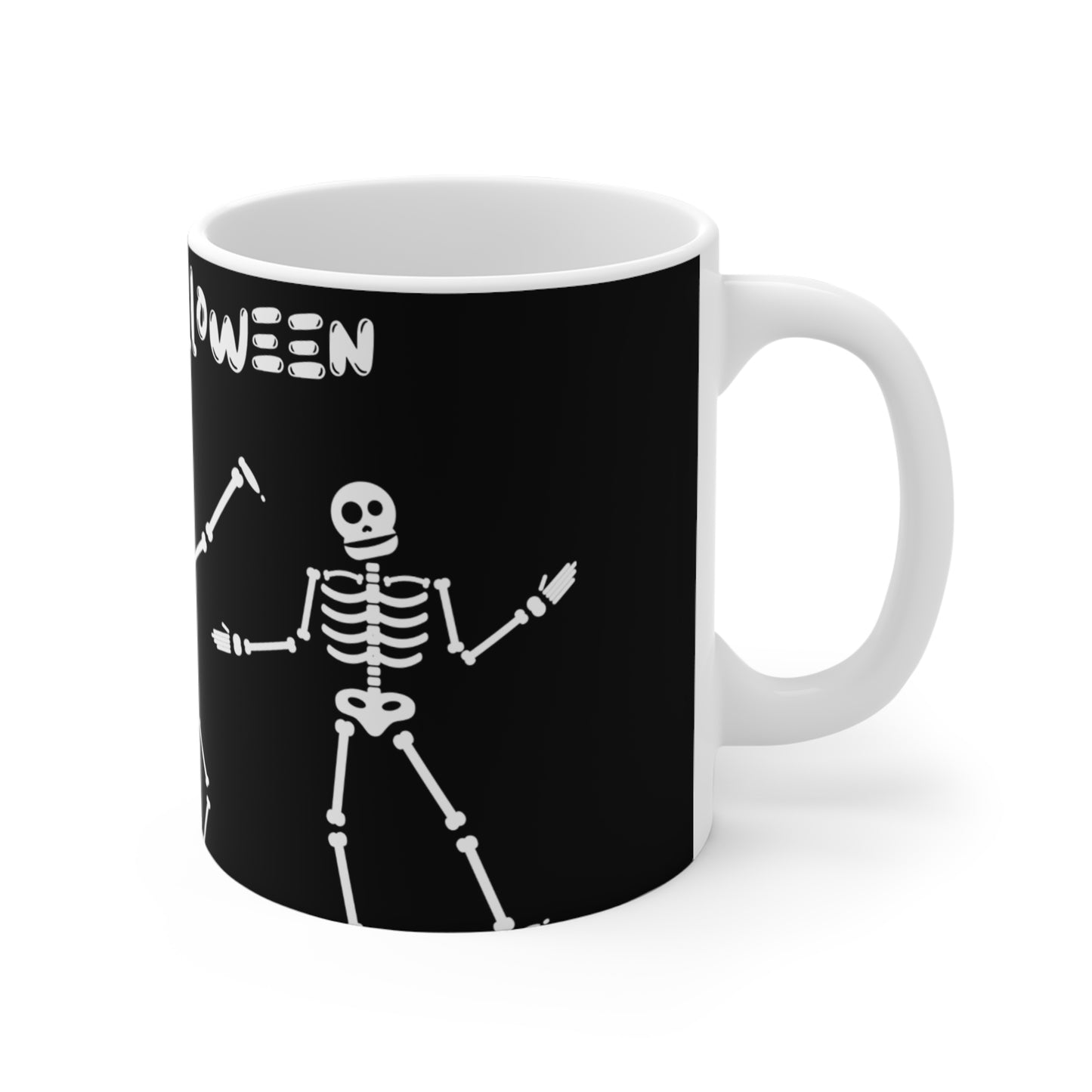 Halloween Skeleton Mug, Spooky Gift for Halloween, Trick or Treat, Fall Decor, Skeleton Coffee Cup