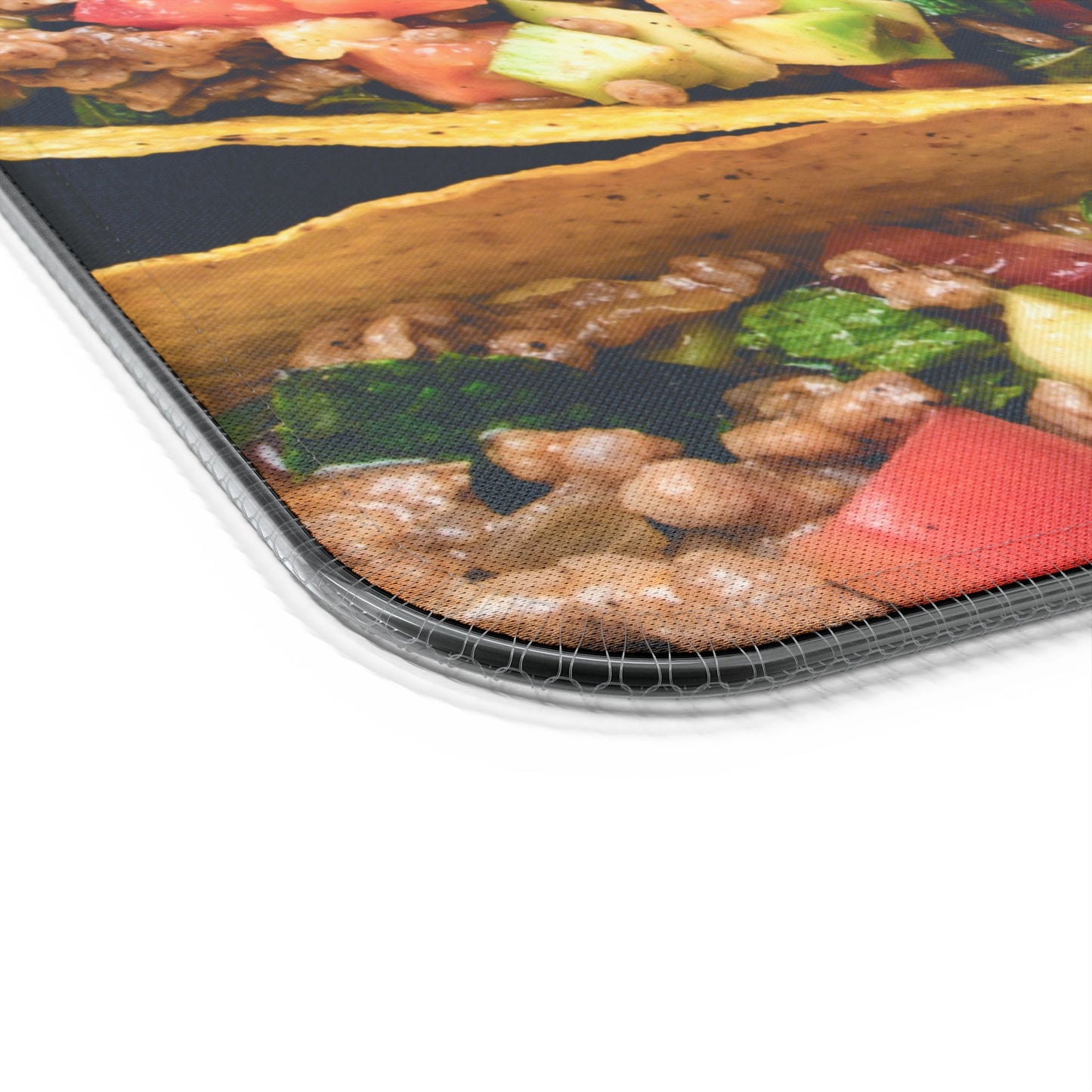LED Gaming Mouse Pad with Wireless Charging - Fun Taco Theme