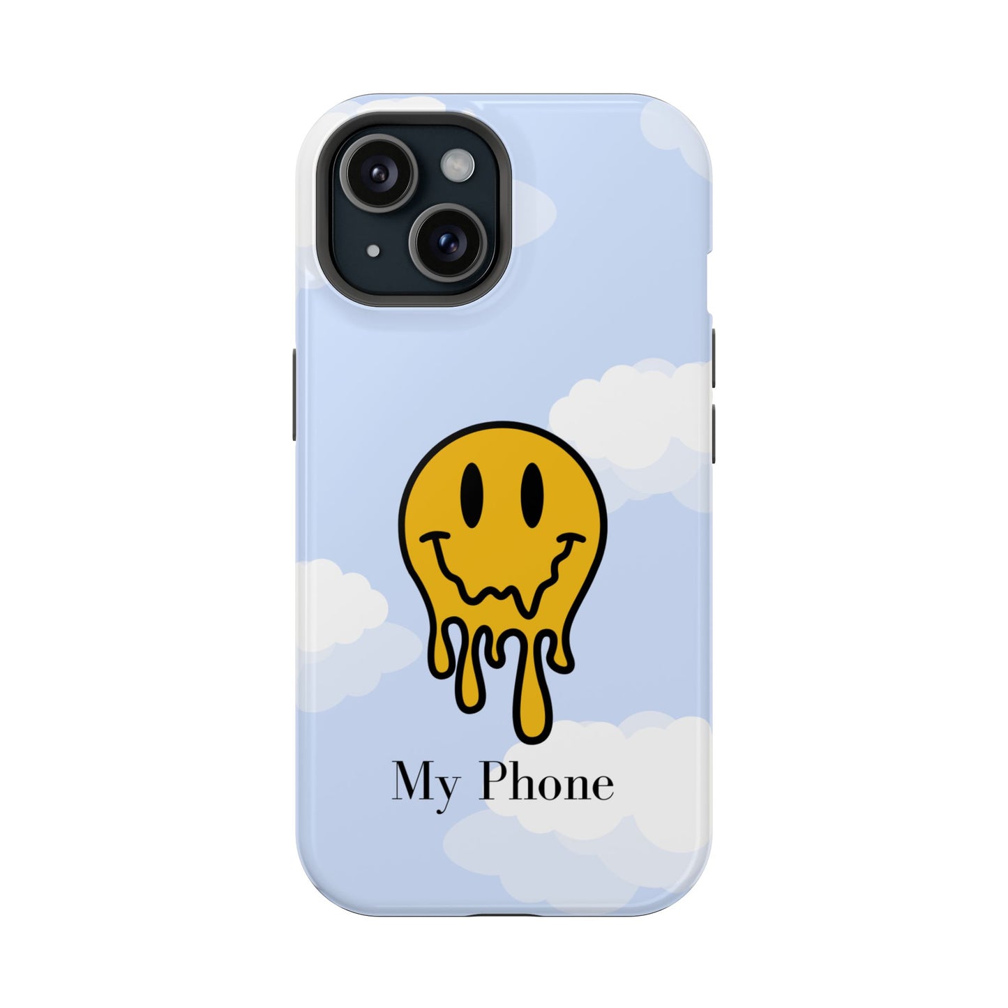 Drippy Smiley Magnetic Tough Case for iPhone - Personalized Phone Protection with Playful Design