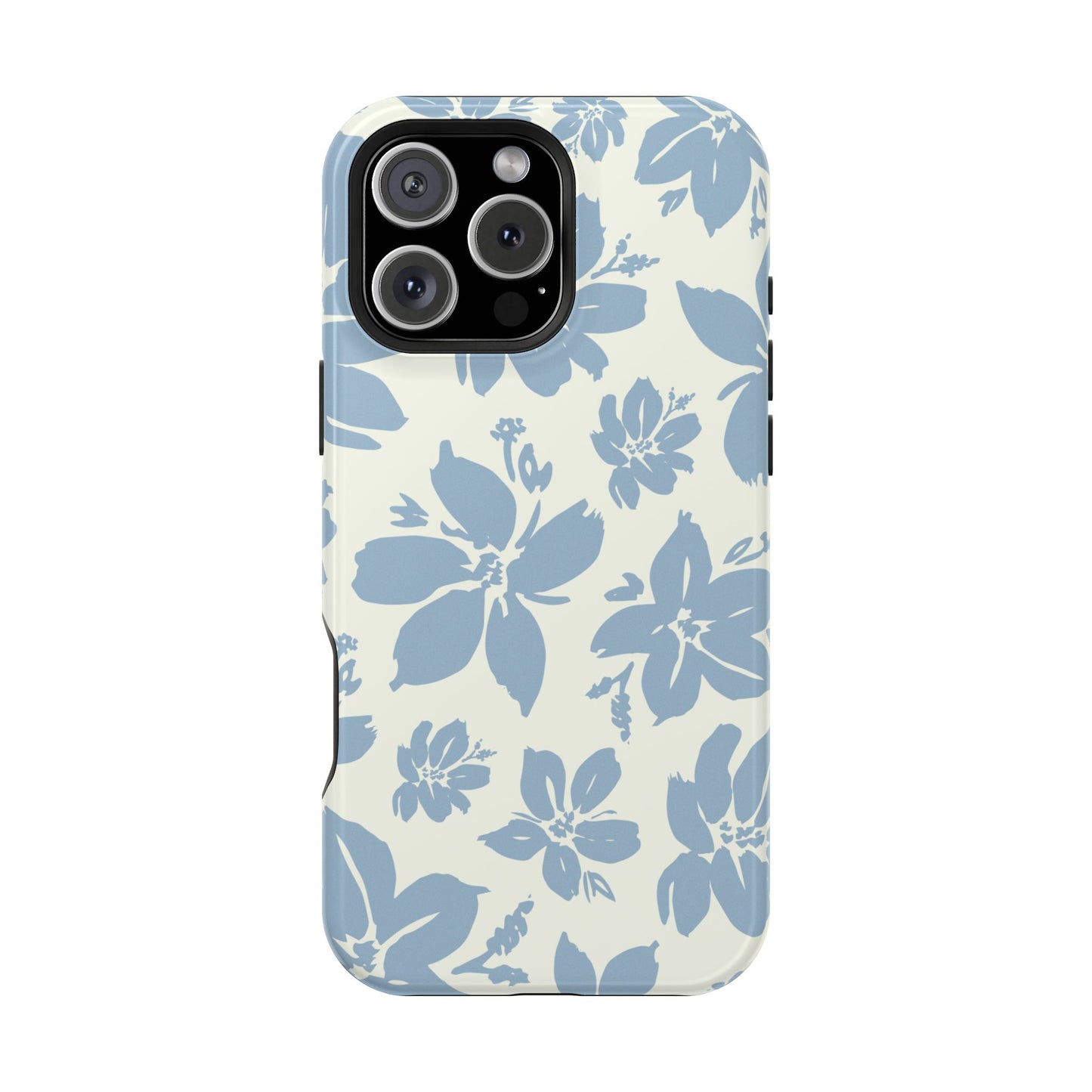 Floral Magnetic Tough Case - Stylish Protection for Your Phone