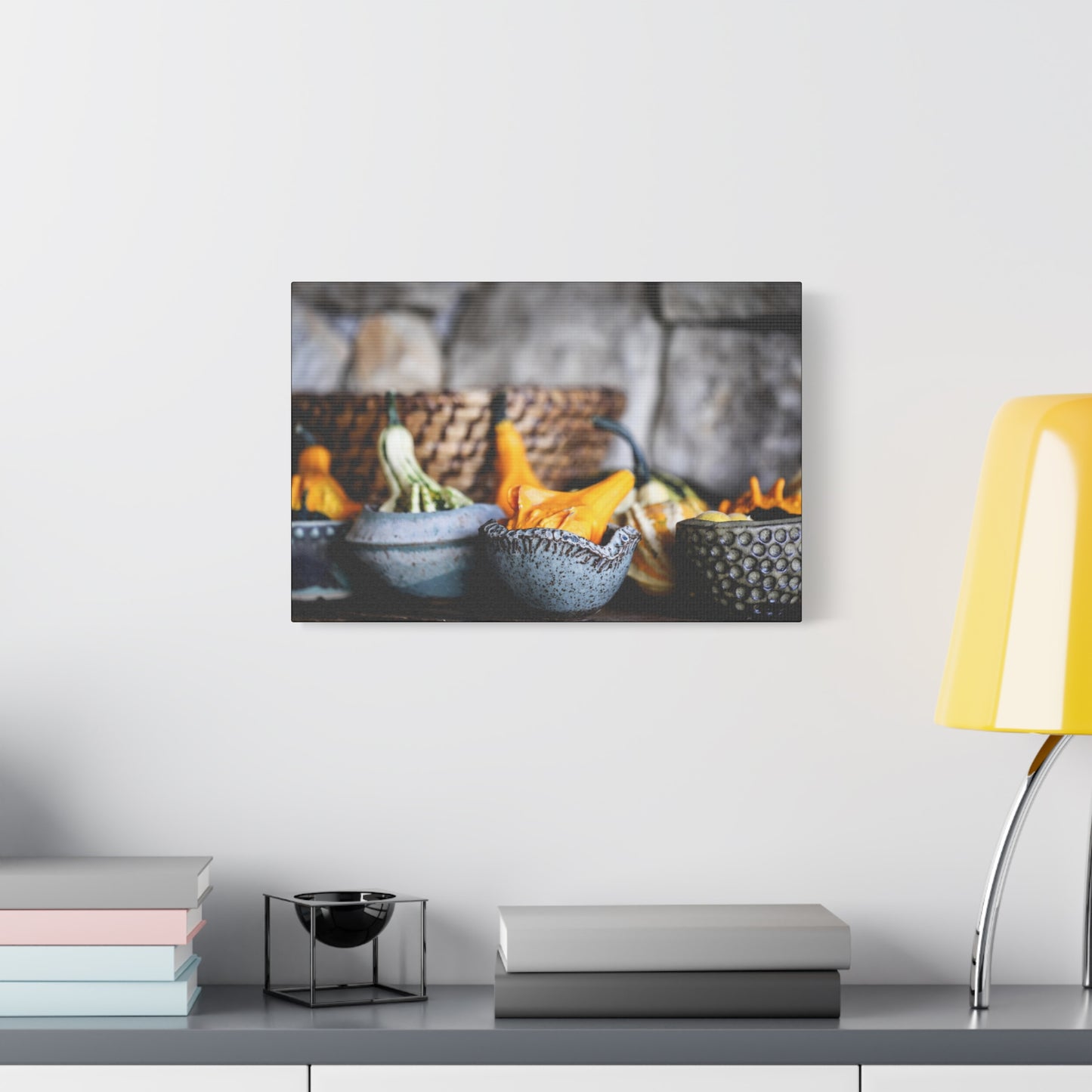 Rustic Canvas Wall Art - Autumn Harvest Decor, Farmhouse Print for Cozy Spaces, Decorative Home Accent, Gift for Nature Lovers