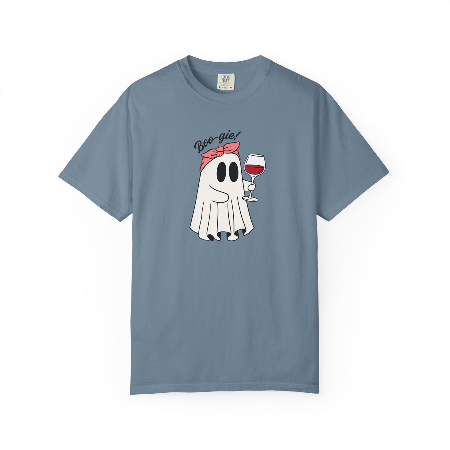 Ghostie Wine T-Shirt | Fun Unisex Tee for Halloween Parties, Casual Wear, Gifts for Wine Lovers, Spooky Celebrations, Cozy Weather