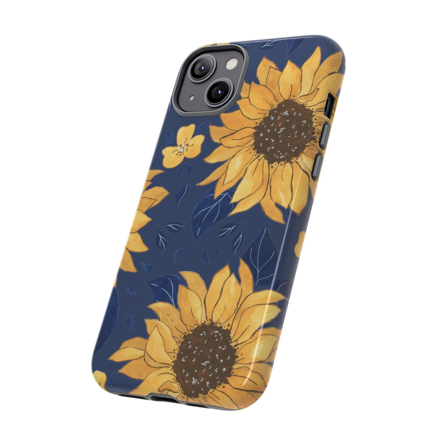 Vibrant Sunflower Phone Case, Floral Tough Cases, Gift for Flower Lovers, Spring Accessory, Birthday Present