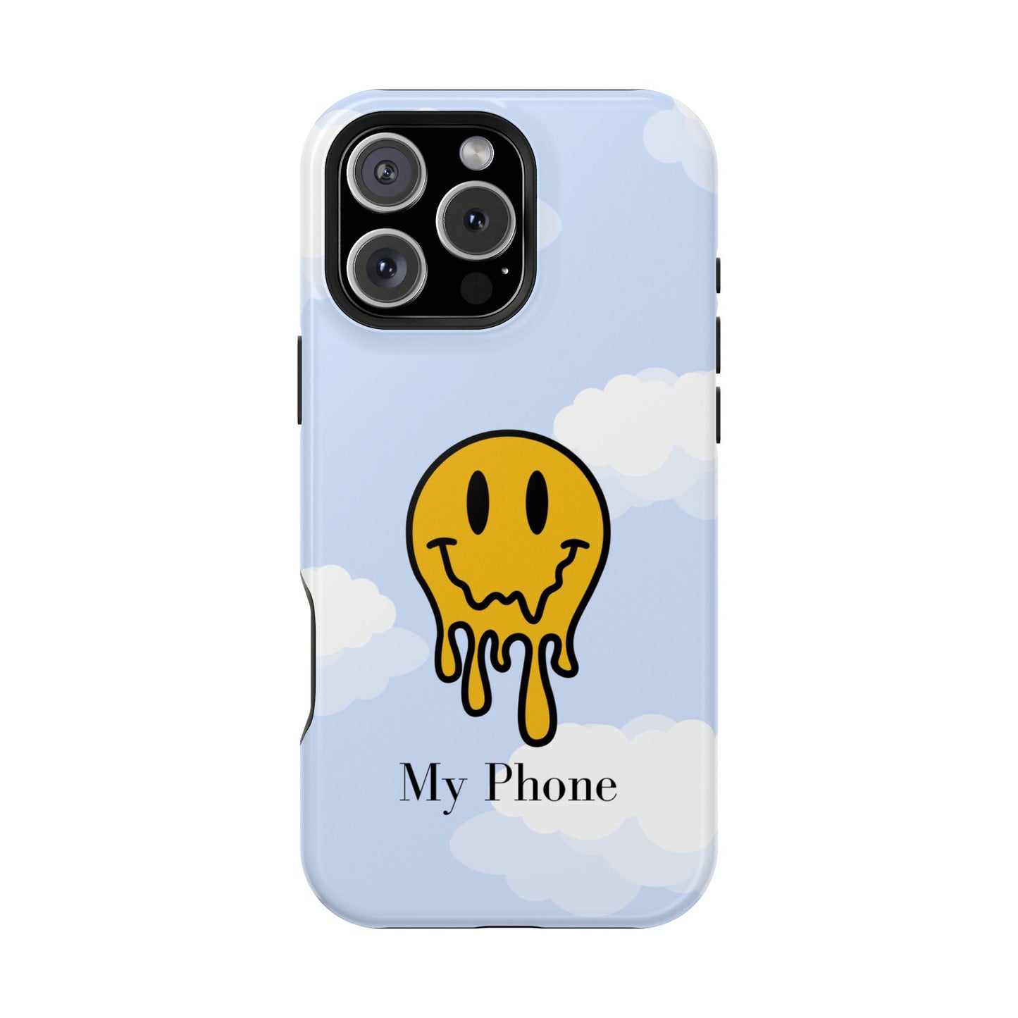 Drippy Smiley Magnetic Tough Case for iPhone - Personalized Phone Protection with Playful Design