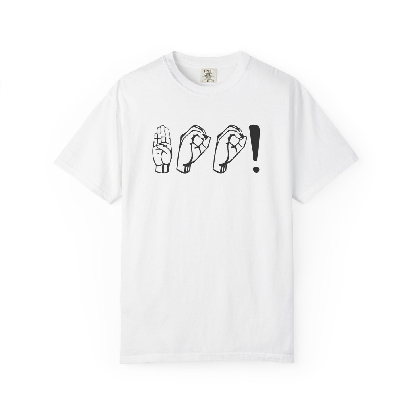 Boo! Unisex Hand Sign T-Shirt, Casual Wear, Gift for Friends, Birthday Gift, Cool Outfit, Fun Graphic Tee
