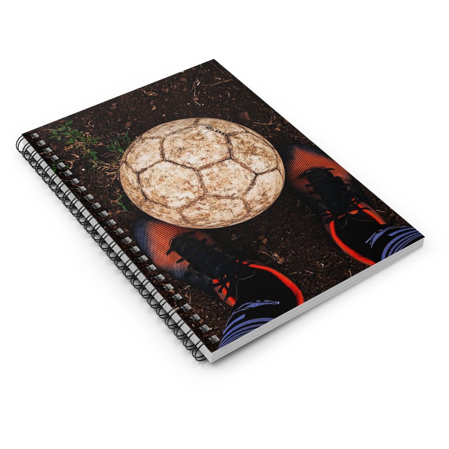 Soccer-Themed Spiral Notebook, Sports Journal, Gift for Soccer Lovers, School Supplies, Personalized Notebook, Creative Writing Tool