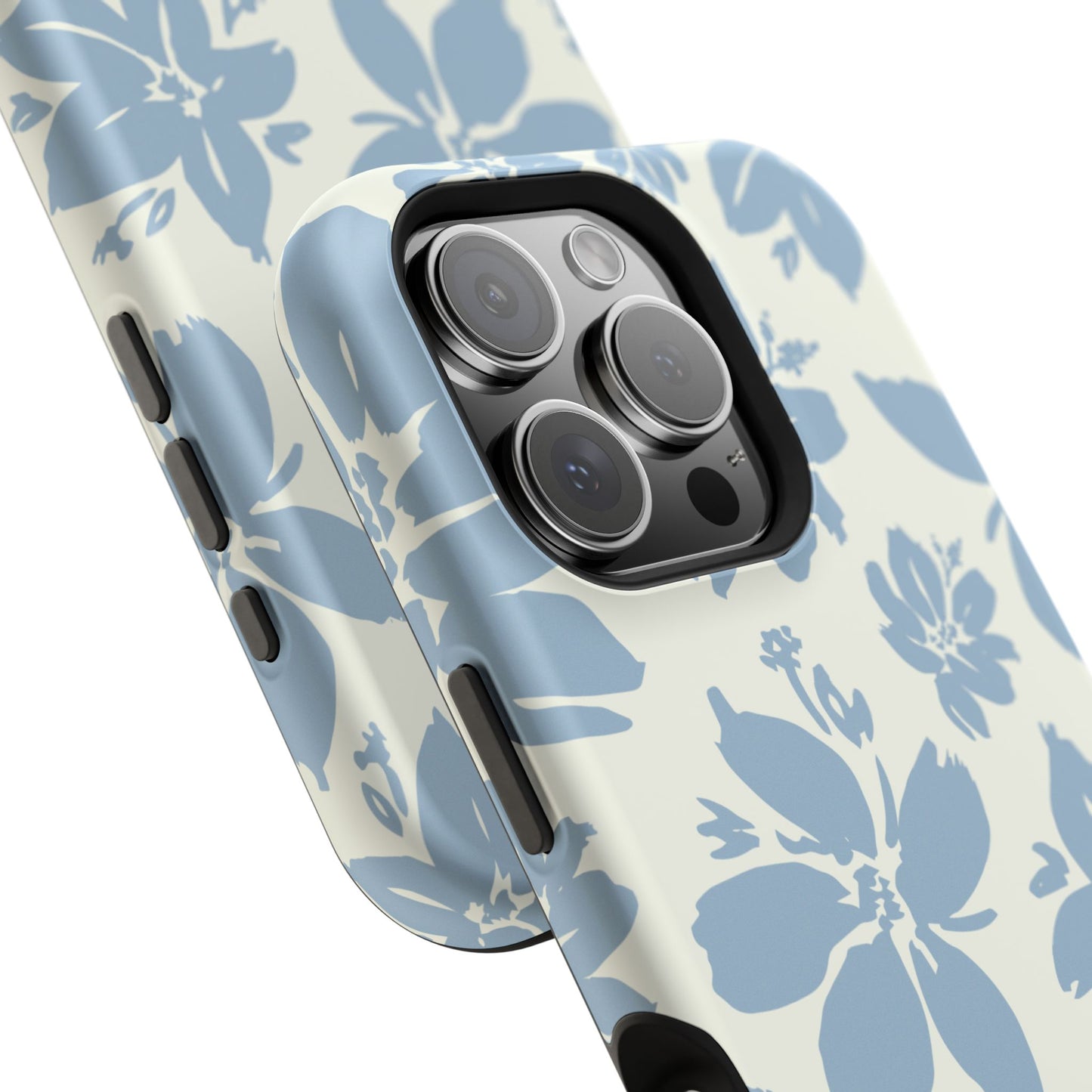Floral Magnetic Tough Case - Stylish Protection for Your Phone