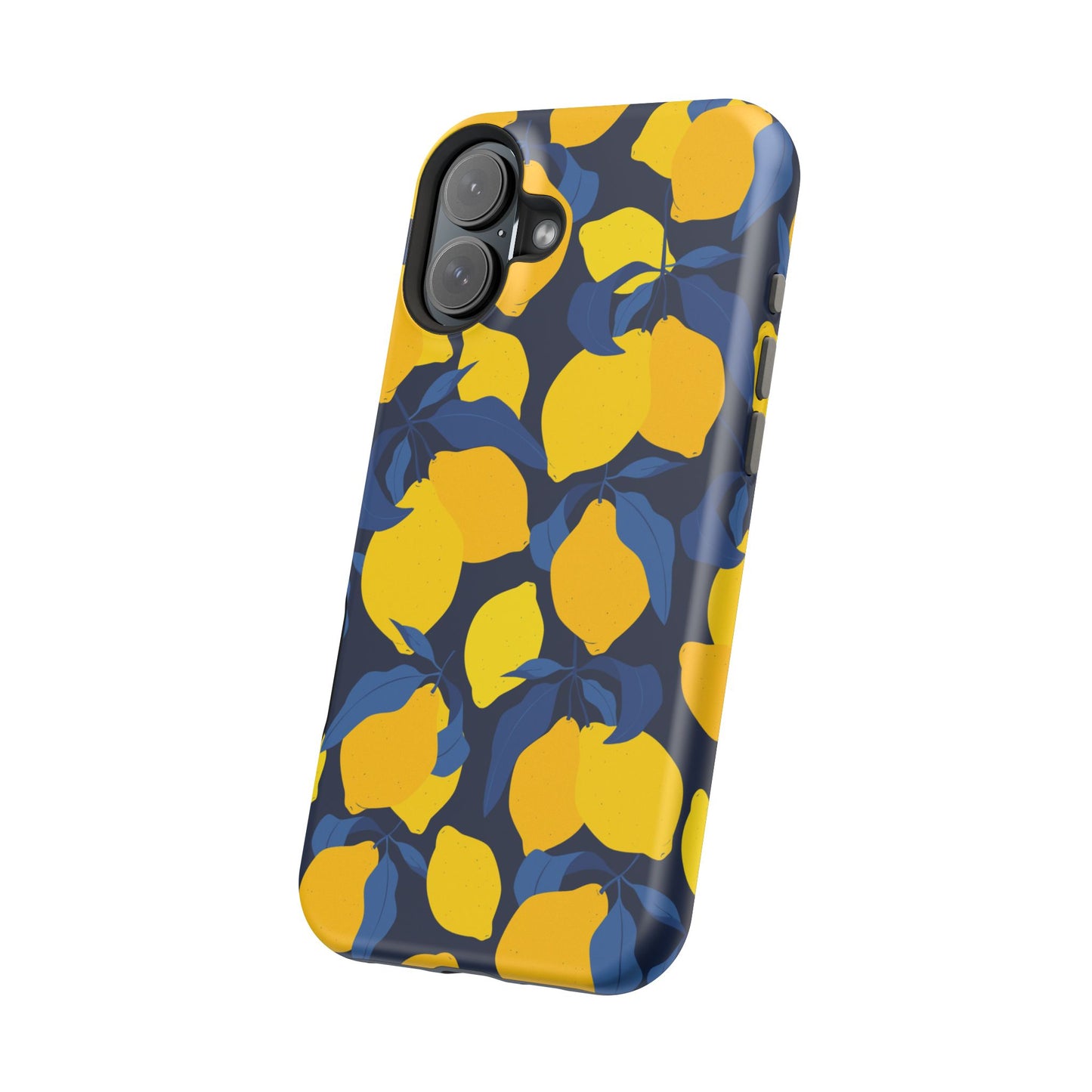 Bright Lemon Pattern Magnetic Tough Case - Vibrant Phone Protection