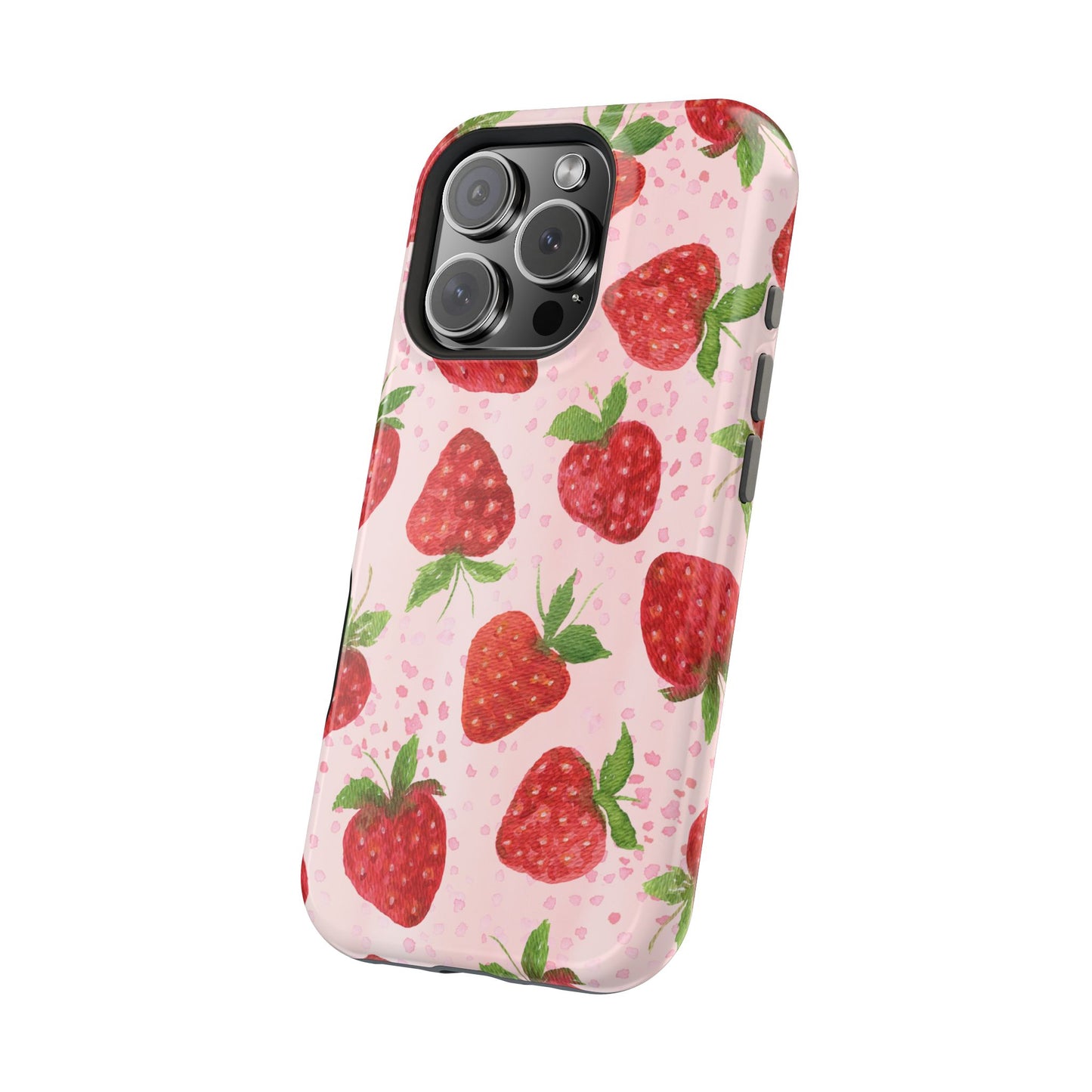 Strawberry Magnetic Phone Case - Durable & Stylish