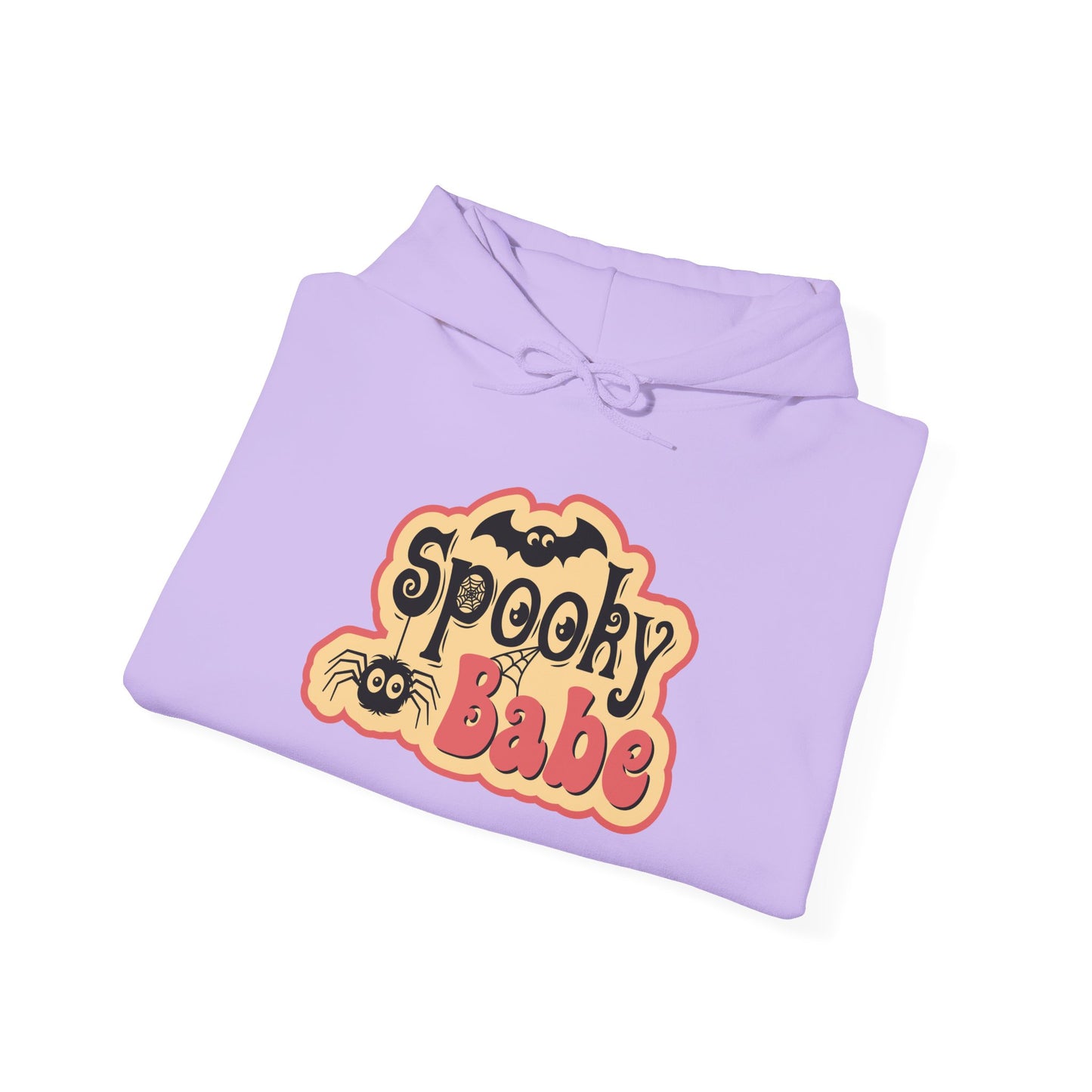 Spooky Babe Hoodie - Perfect for Halloween, Unisex Sweatshirt, Cozy Fall Wear, October Festivities, Cute Ghost Design