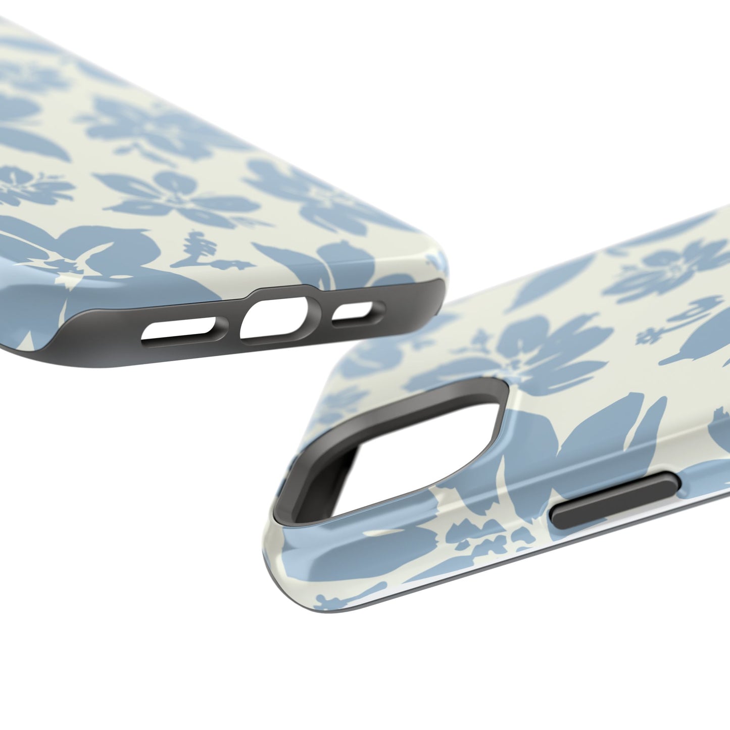 Floral Magnetic Tough Case - Stylish Protection for Your Phone