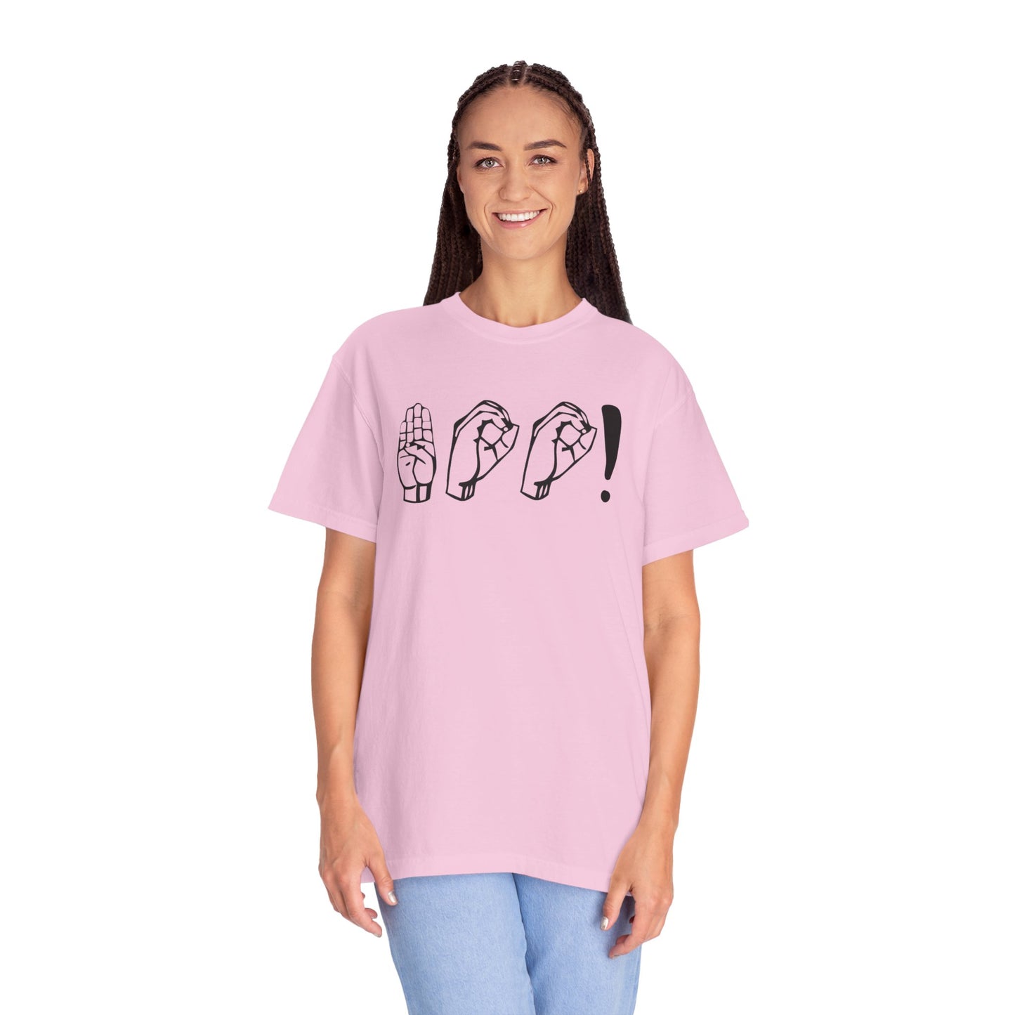 Boo! Unisex Hand Sign T-Shirt, Casual Wear, Gift for Friends, Birthday Gift, Cool Outfit, Fun Graphic Tee