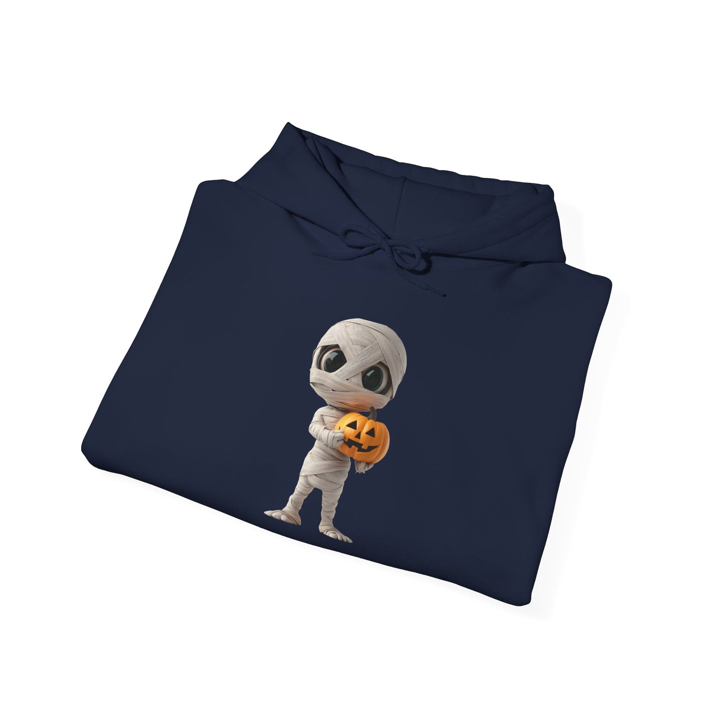 Halloween Mummy Pumpkin Sweatshirt | Unisex Cozy Hoodie for Fall Celebrations, Customizable Gift, Trick or Treat Wear, All-Season Comfort