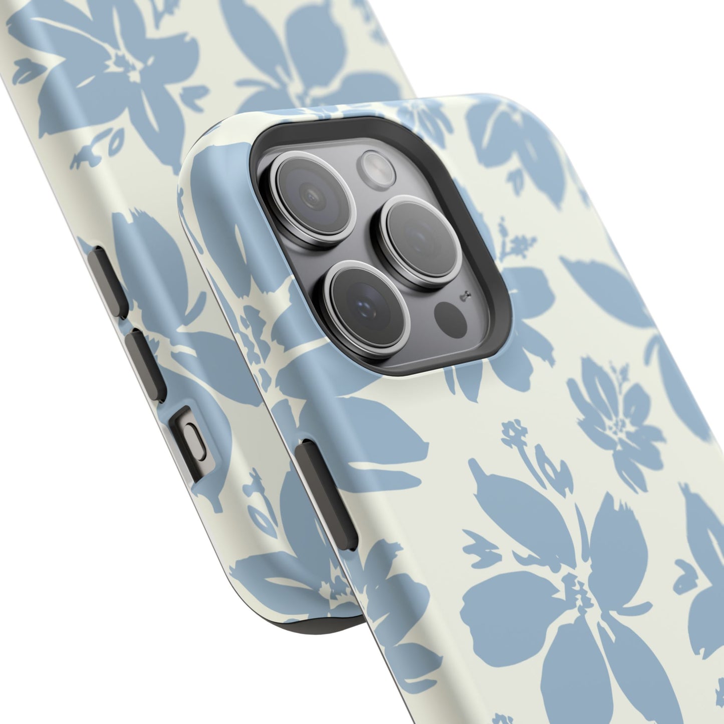 Floral Magnetic Tough Case - Stylish Protection for Your Phone