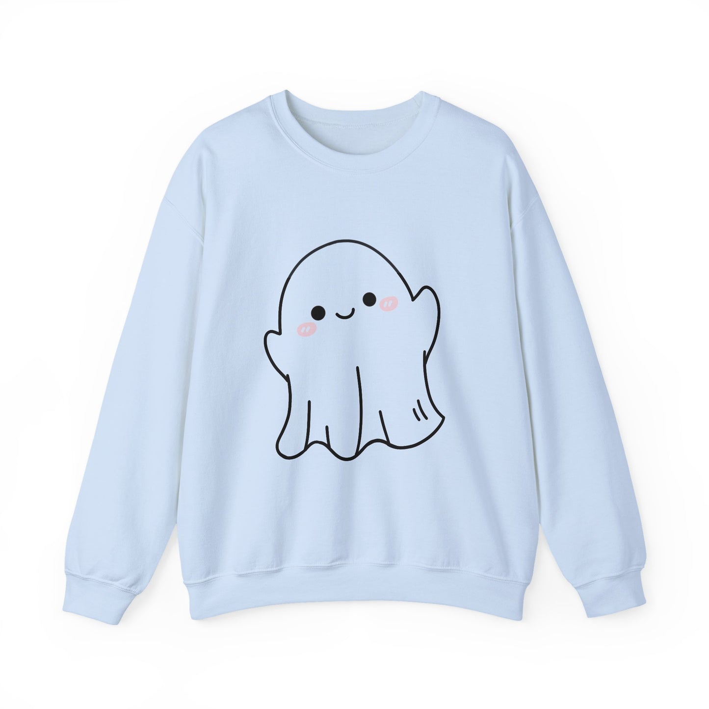 Ghosty Unisex Crewneck Sweatshirt, Halloween Gift, Cozy Pullover, Fall Fashion, Spooky Season Sweatshirt, Casual Wear