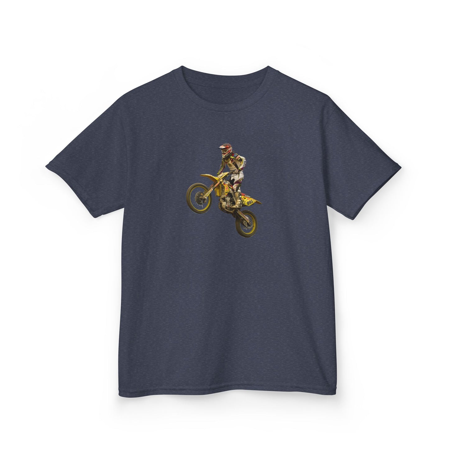 Kids Motocross T-Shirt - Fun Active Wear for Young Riders, Great for Birthdays, Christmas Gifts, Sports Events, Everyday Use
