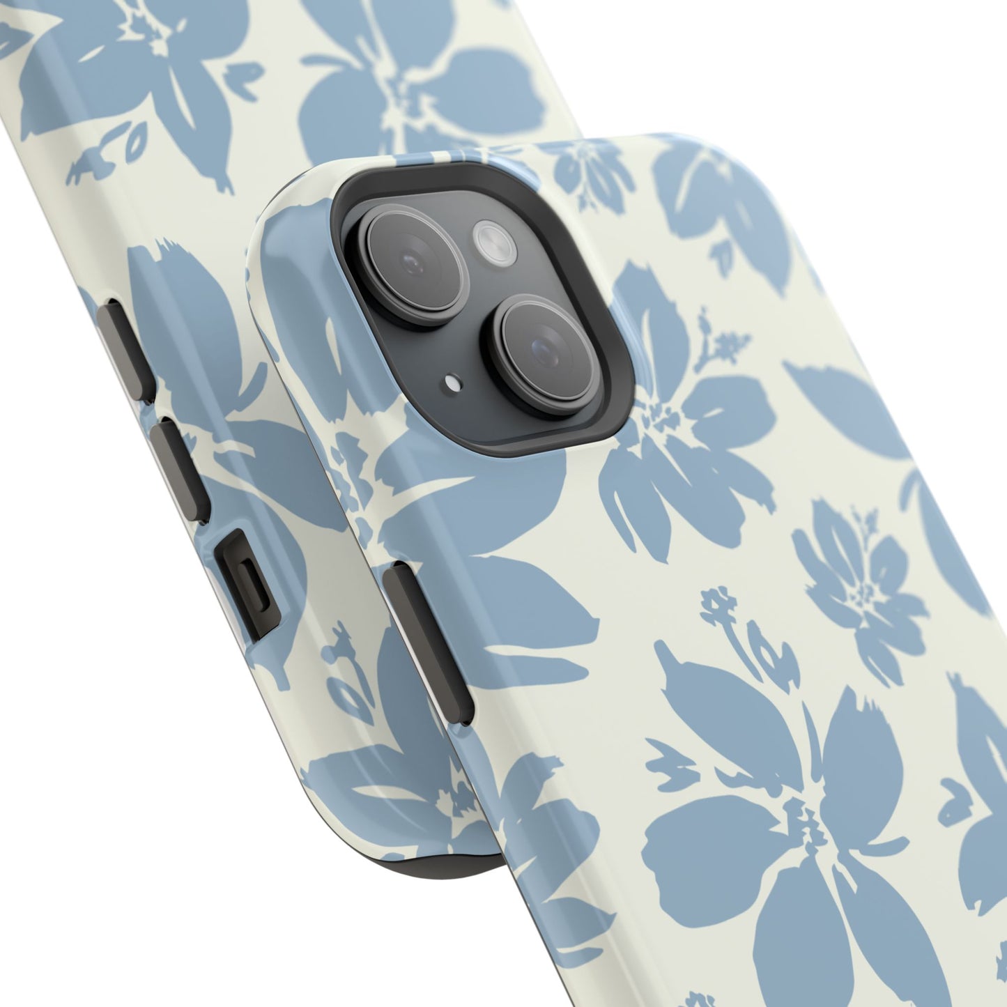 Floral Magnetic Tough Case - Stylish Protection for Your Phone