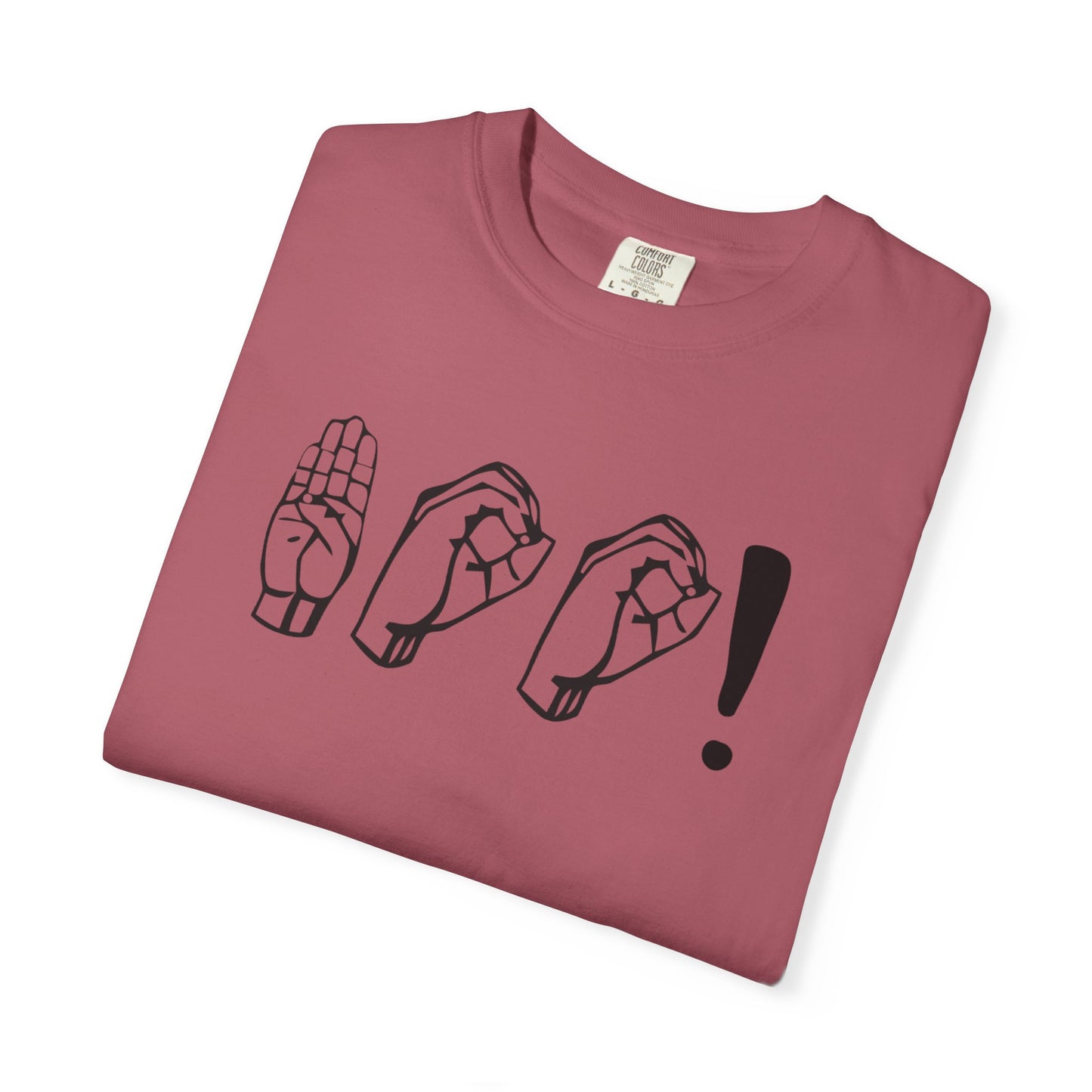 Boo! Unisex Hand Sign T-Shirt, Casual Wear, Gift for Friends, Birthday Gift, Cool Outfit, Fun Graphic Tee
