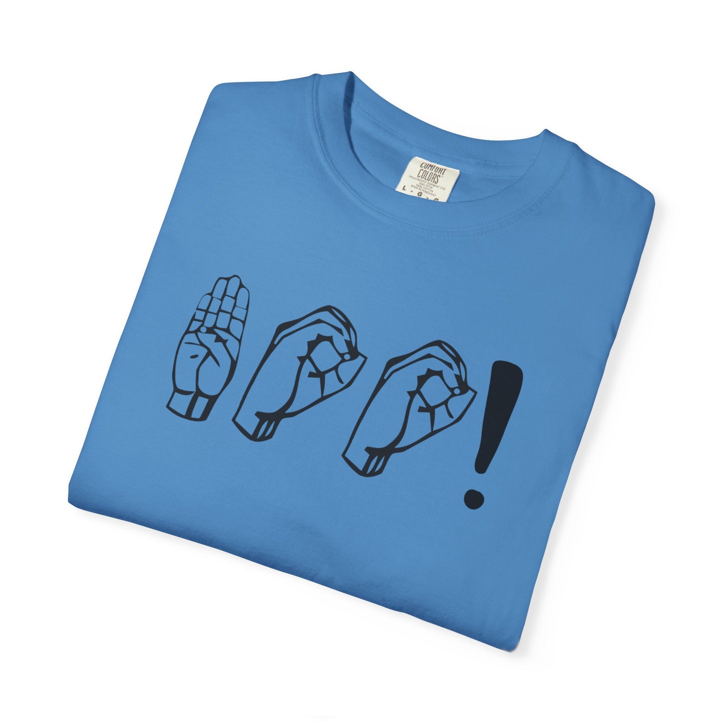 Boo! Unisex Hand Sign T-Shirt, Casual Wear, Gift for Friends, Birthday Gift, Cool Outfit, Fun Graphic Tee