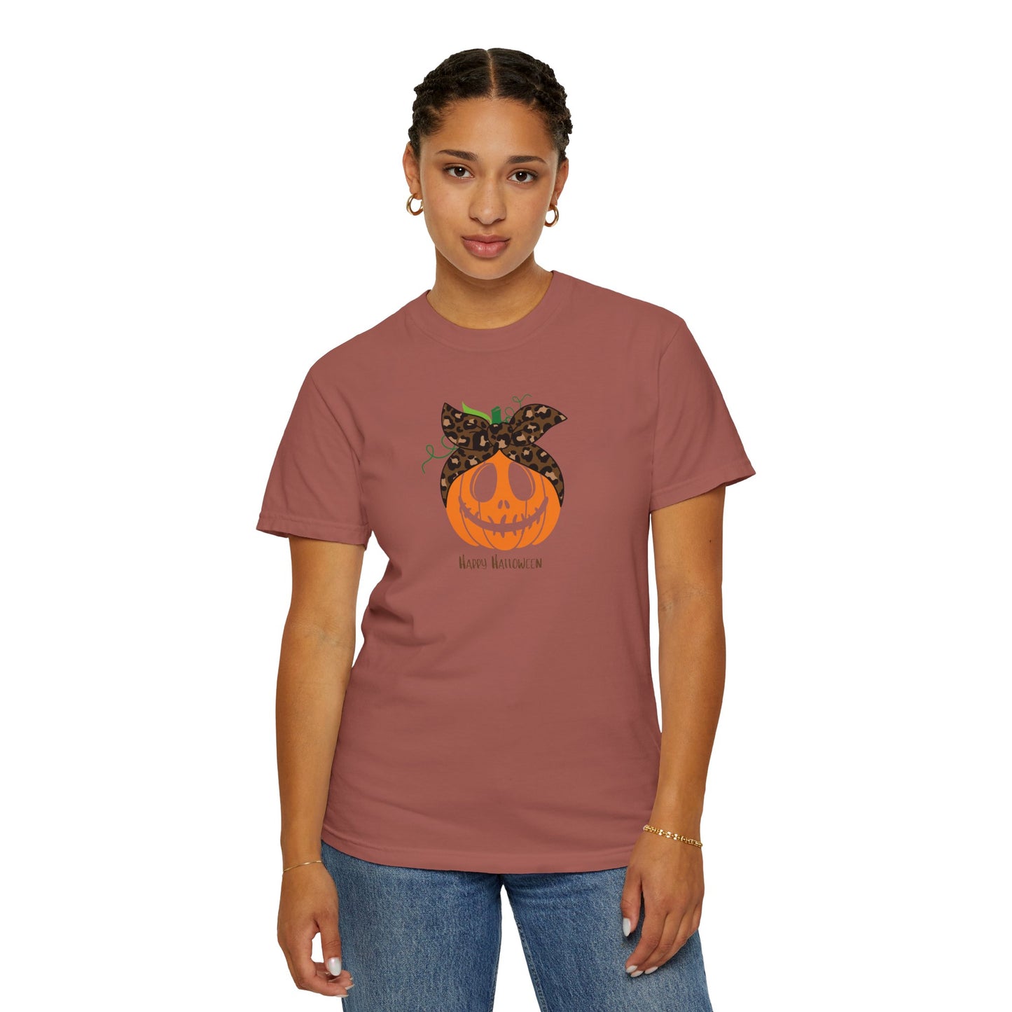 Happy Halloween Pumpkin T-Shirt, Fall Fashion Tee, Unisex Graphic Tee, Casual Halloween Apparel, Spooky Season Shirt, Halloween Gift
