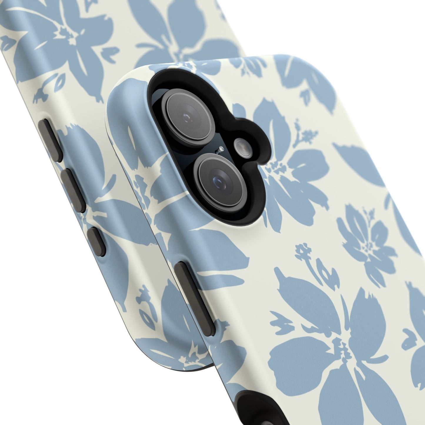 Floral Magnetic Tough Case - Stylish Protection for Your Phone