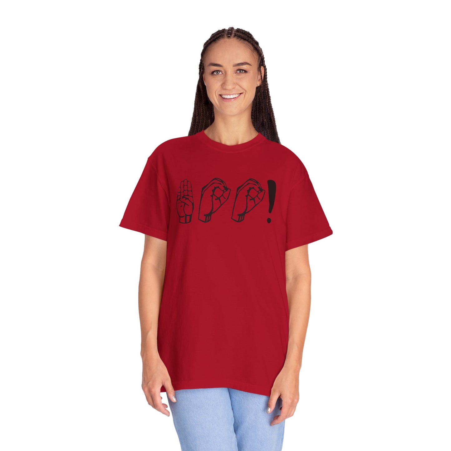 Boo! Unisex Hand Sign T-Shirt, Casual Wear, Gift for Friends, Birthday Gift, Cool Outfit, Fun Graphic Tee