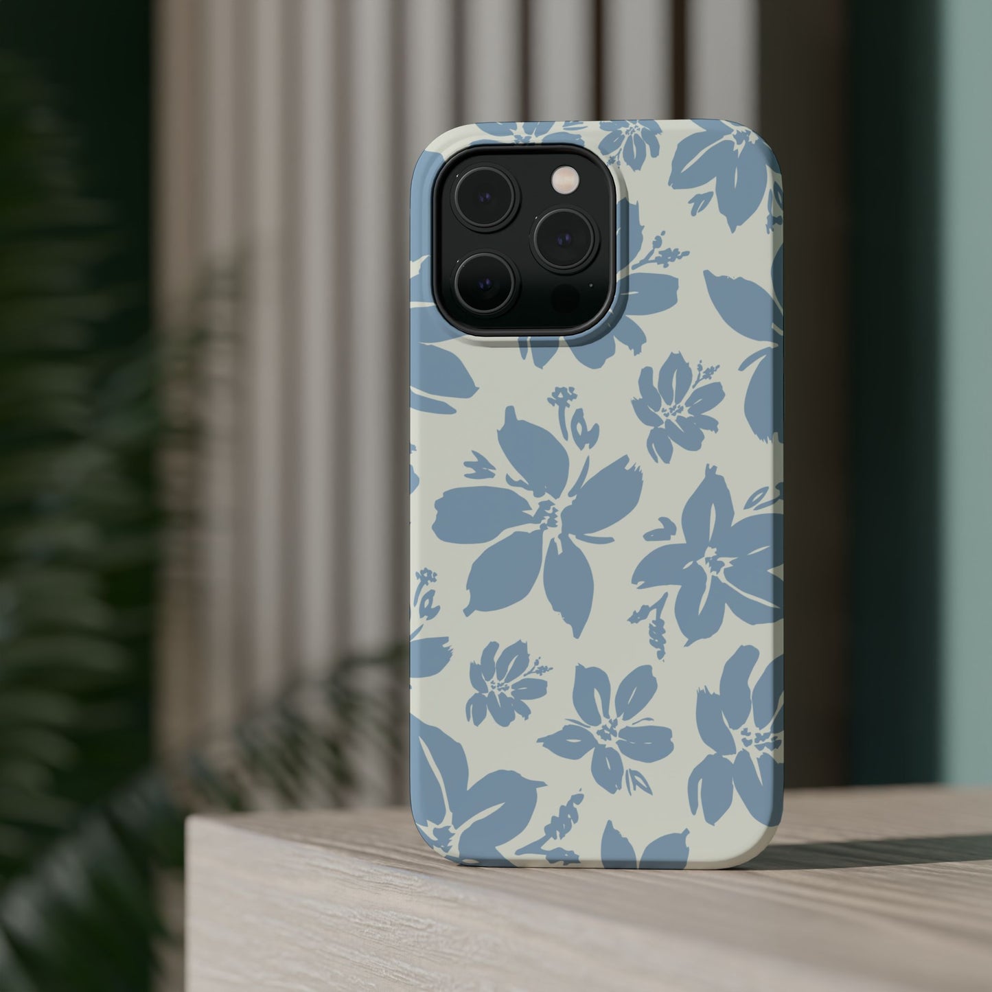 Floral Magnetic Tough Case - Stylish Protection for Your Phone