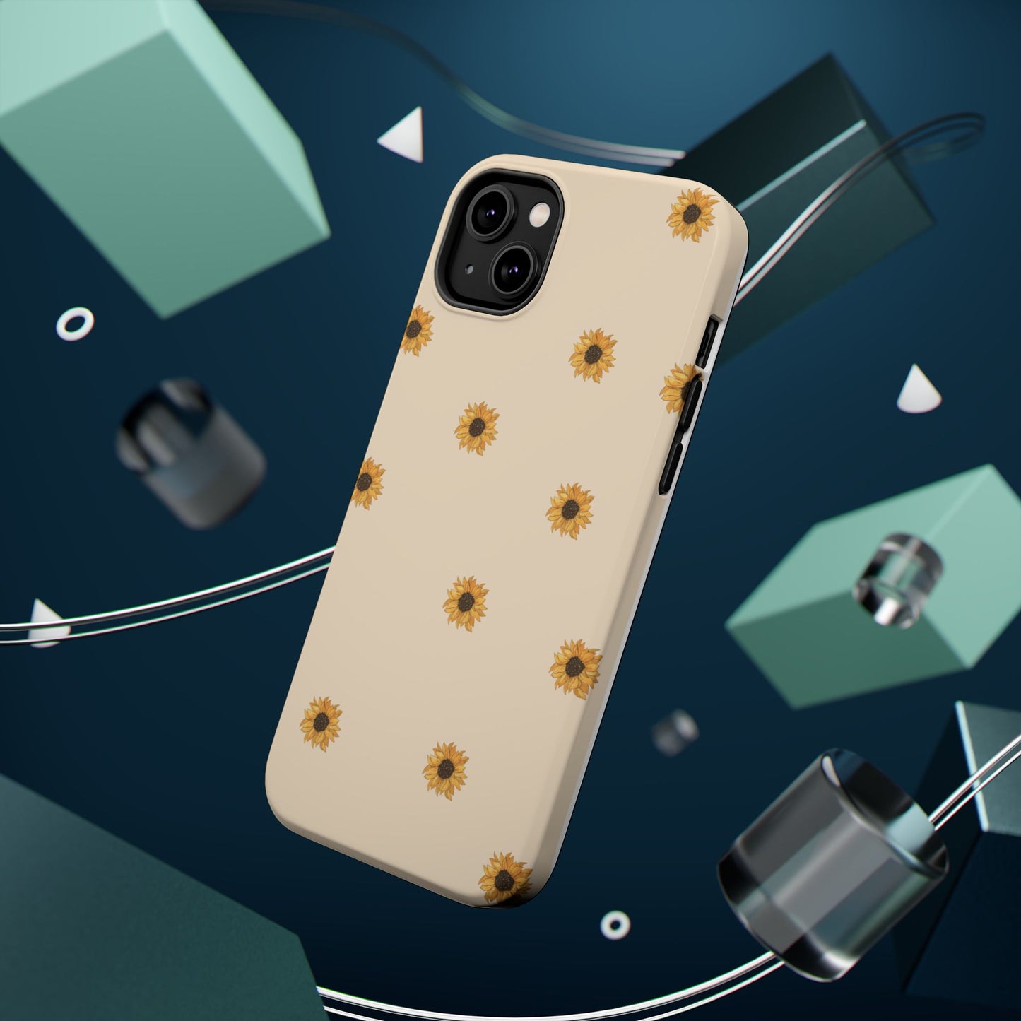 Sunflower Magnetic Tough Cases for Stylish Protection, Floral Phone Cases, Unique Gift for Her, Summer Vibes, Trendy Accessories,