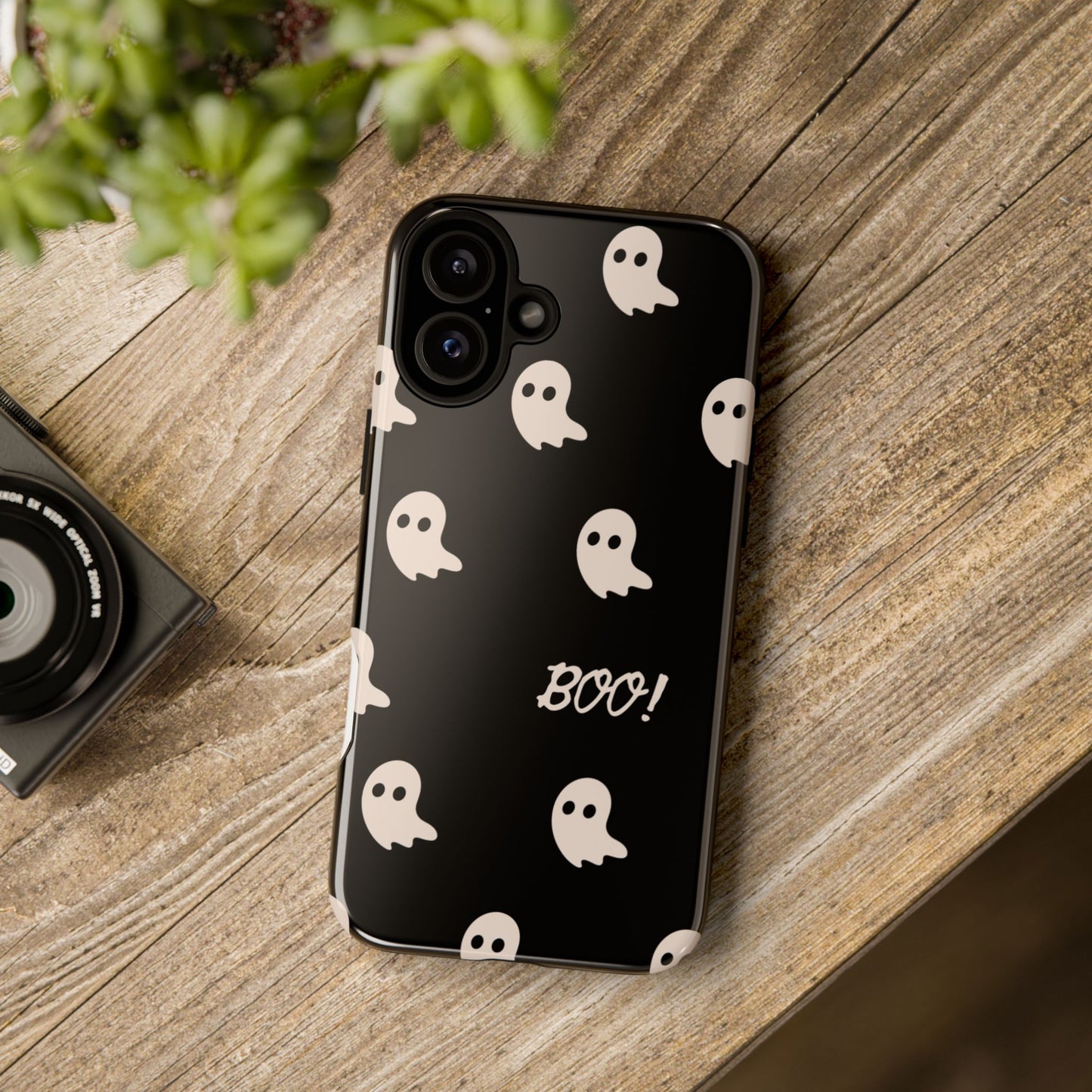 Ghost Pattern Phone Case - Halloween Accessory, Spooky Decor, Gift Idea, Cute Ghosts, Fun Case for All Ages