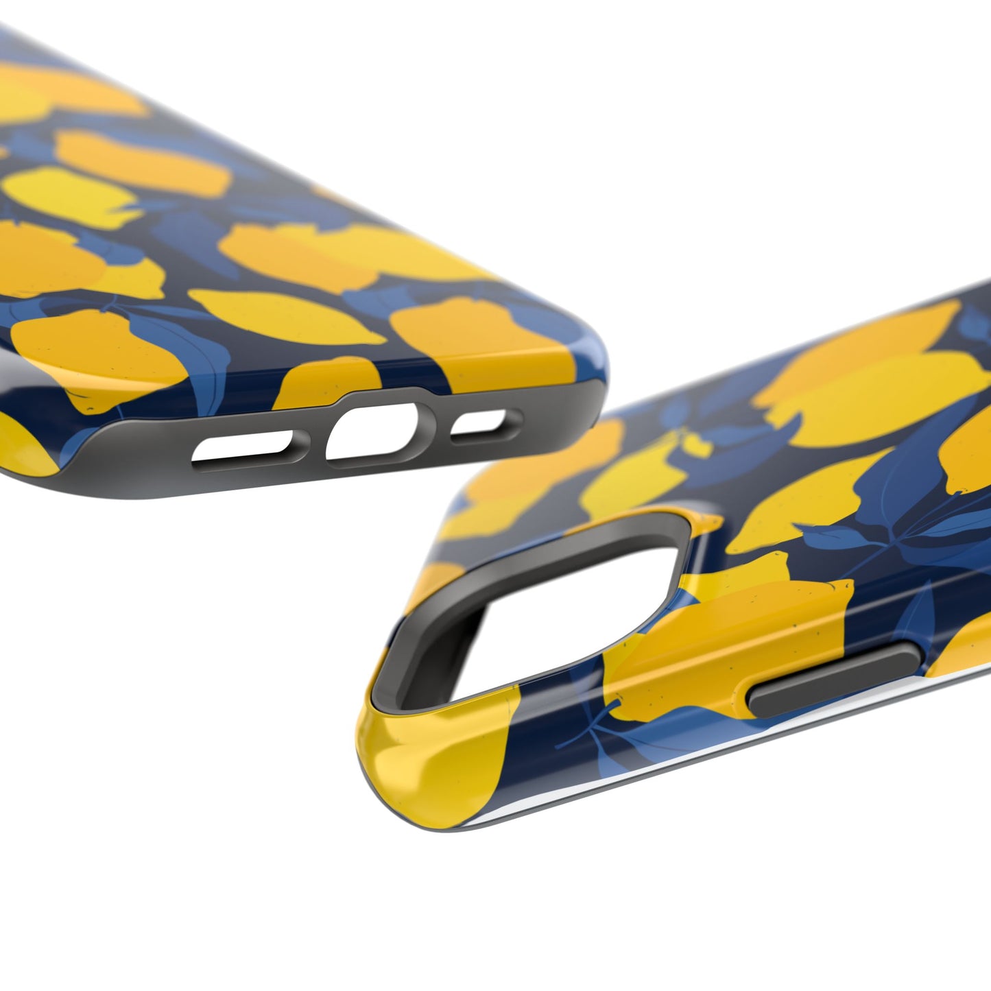 Bright Lemon Pattern Magnetic Tough Case - Vibrant Phone Protection