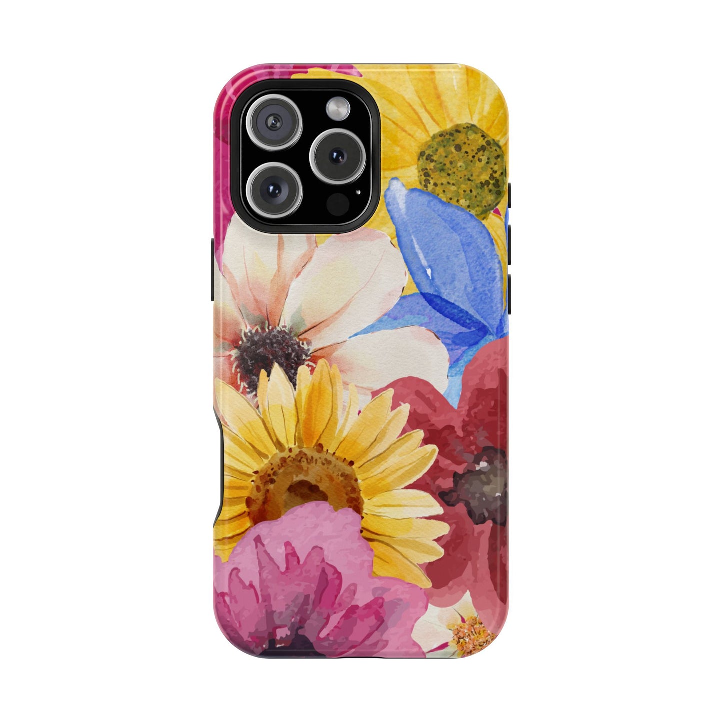 Floral Magnetic Tough Cases - Vibrant Flower Design for Stylish Protection