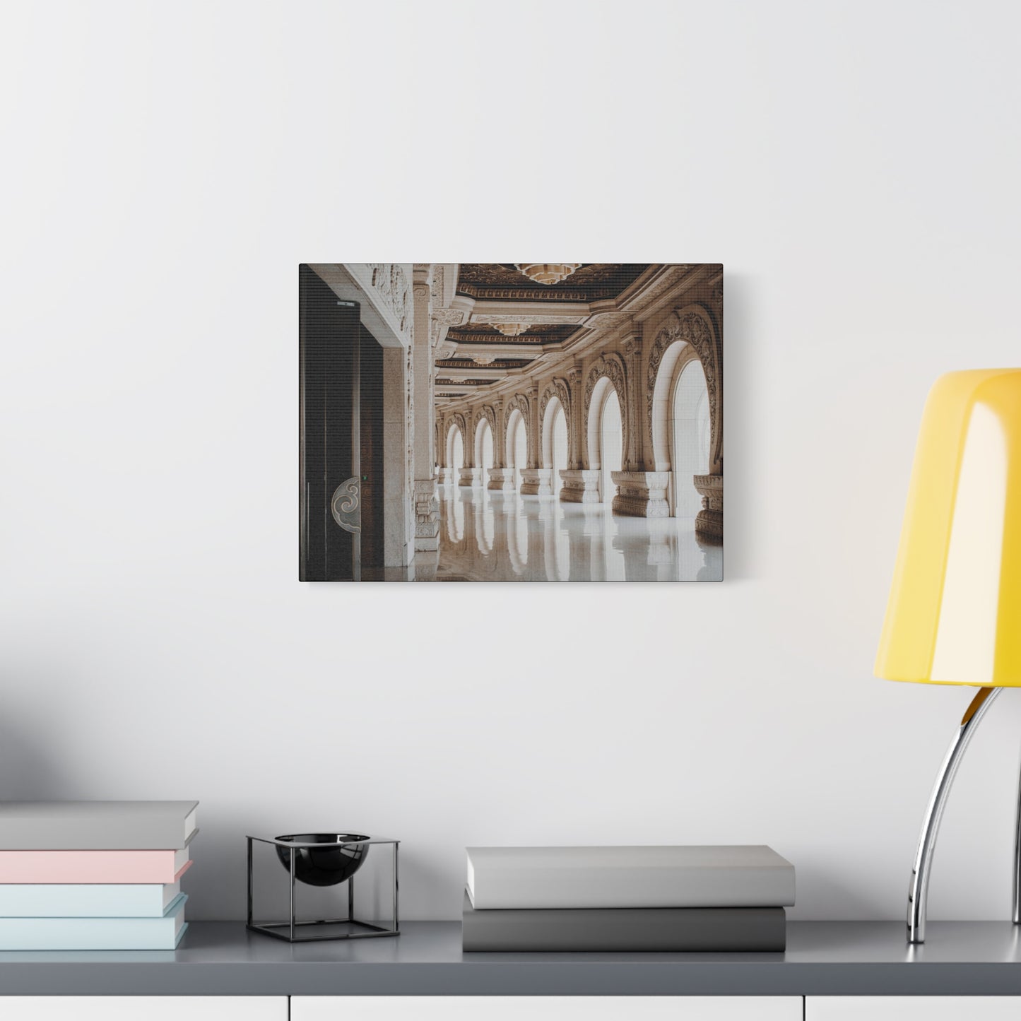 Elegant Stretched Canvas Art, Wall Decor, Home Decor, Living Room Art, Gallery Wall Piece, Statement Art, Architecture Decor